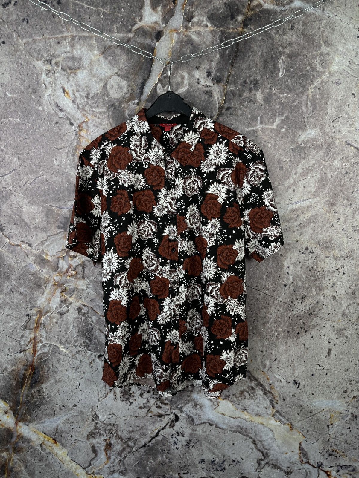 Guess Men’s Shirt Button Up Guess Streetwear Hawaii Size XL Size US XL / EU 56 / 4 - 1 Thumbnail