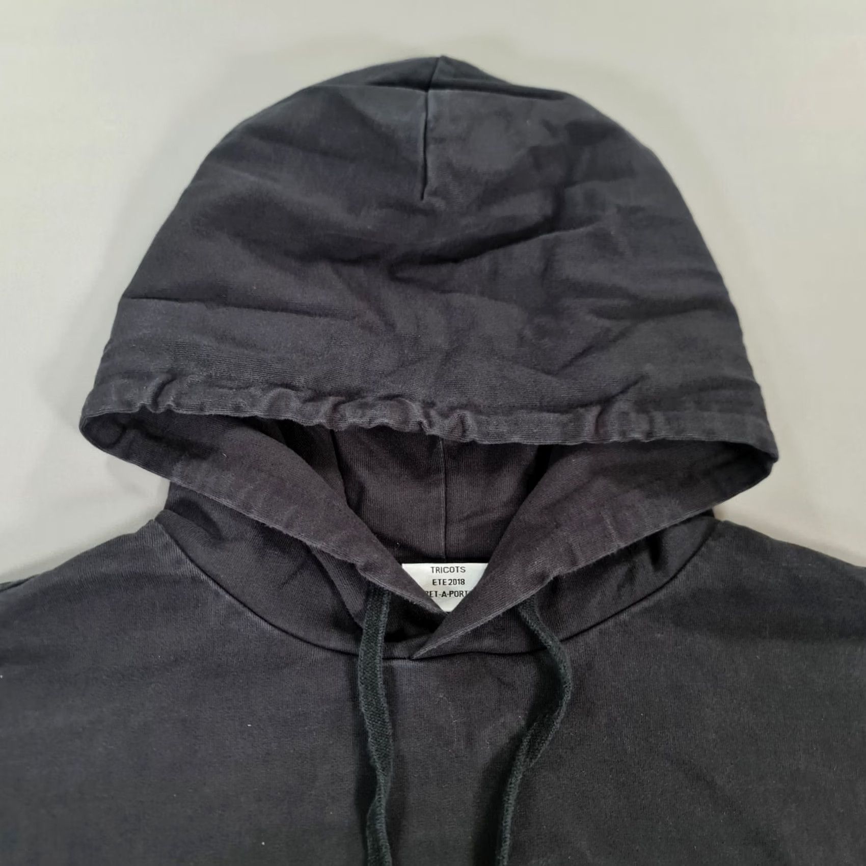 Vetements VETEMENTS Mens Hoodie Black Small Oversized SS18 Cotton Pullover Sweater Size US S / EU 44-46 / 1 - 2 Thumbnail
