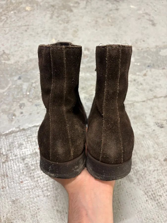 Prada 2000s Prada Brown Suede Leather Ankle Boots Size US 7 / EU 40 - 7 Thumbnail