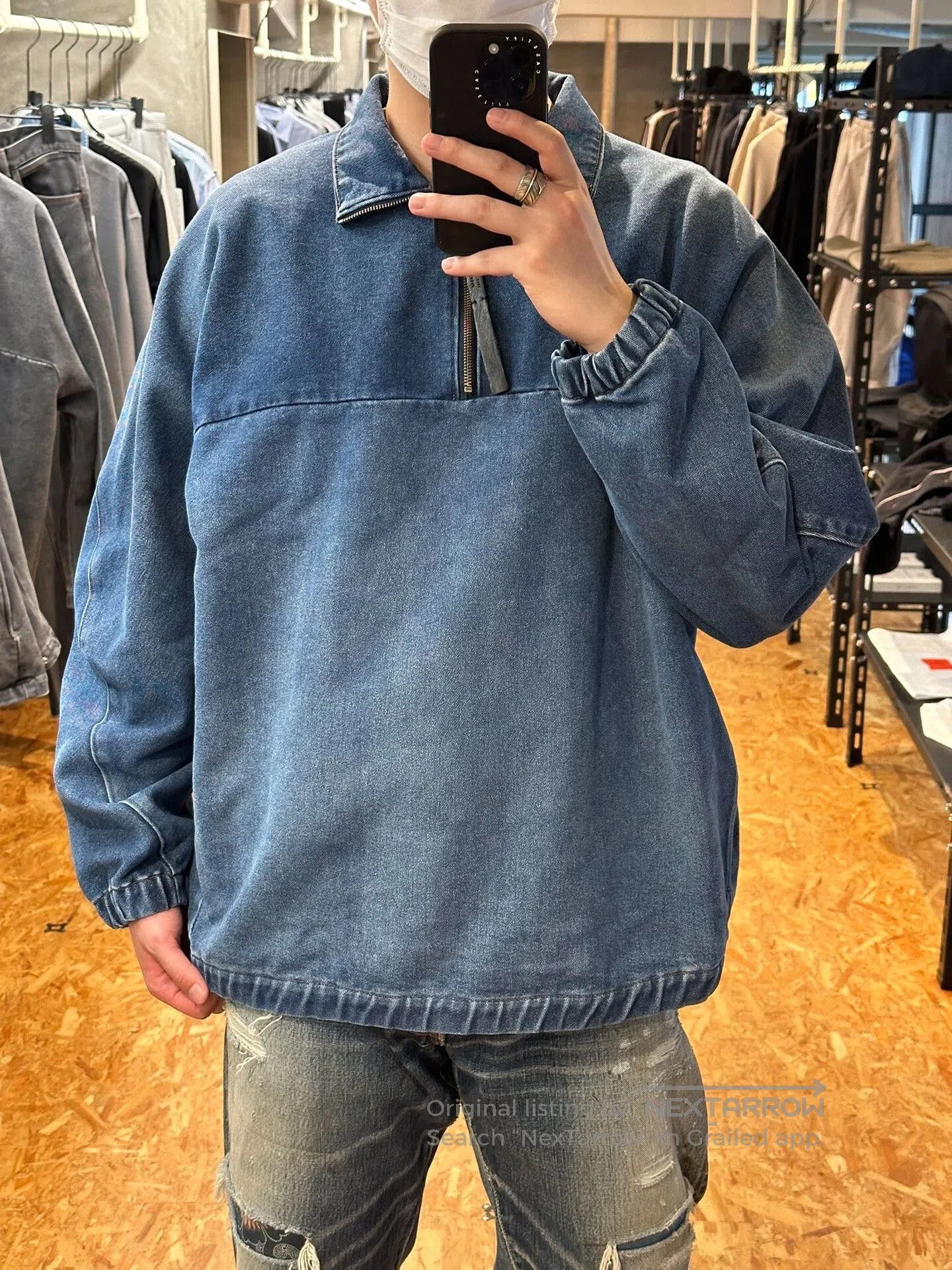 N.Hoolywood n.hoolywood gray denim jacket. Size US S / EU 44-46 / 1 - 8 Thumbnail