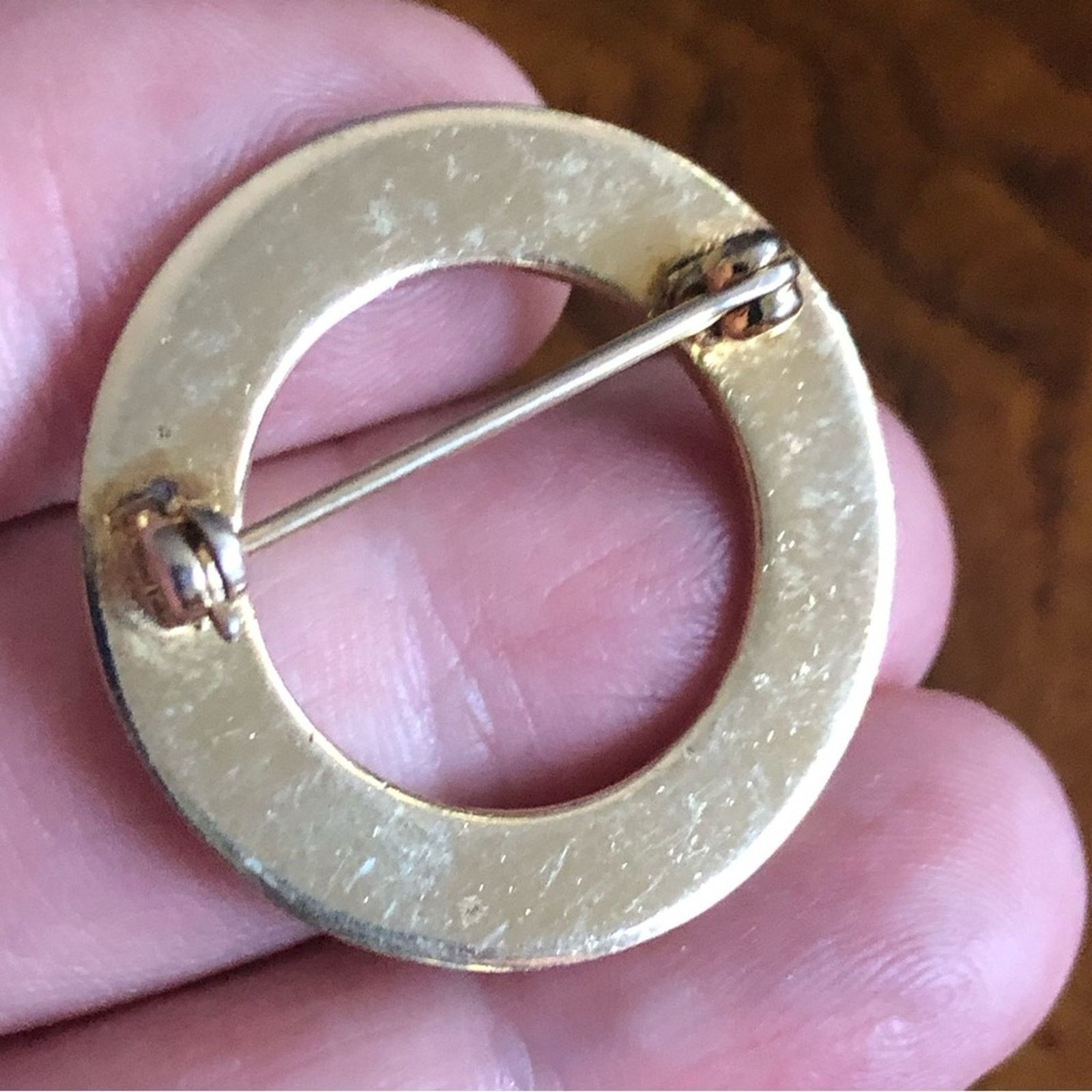 Vintage Vintage 80s gold tone brooch pin Size ONE SIZE - 4 Thumbnail