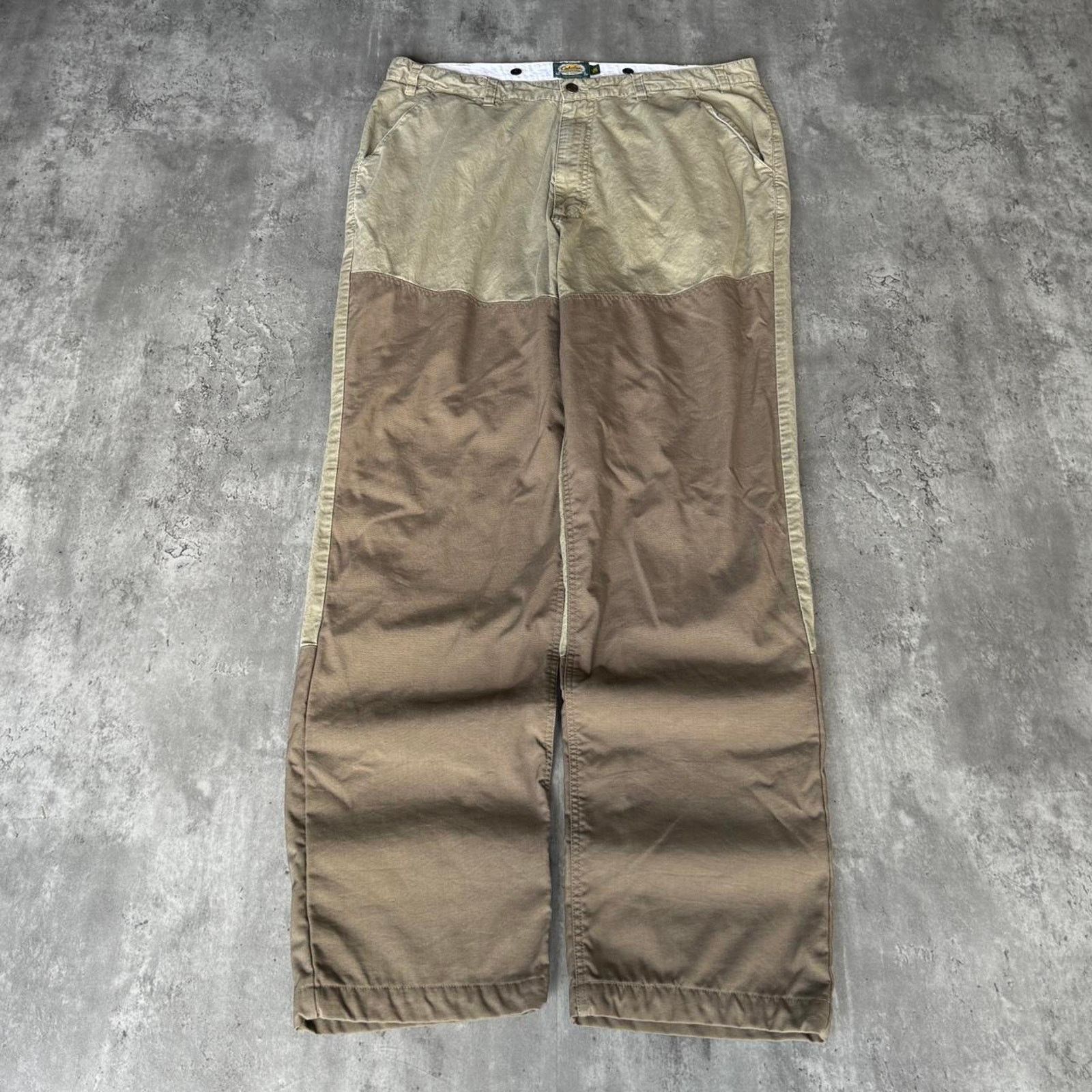 Cabelas × Carhartt × Vintage Vintage Y2K Carhartt Style Double Knee Baggy Carpenter Pants Size US 38 / EU 54 - 1 Thumbnail
