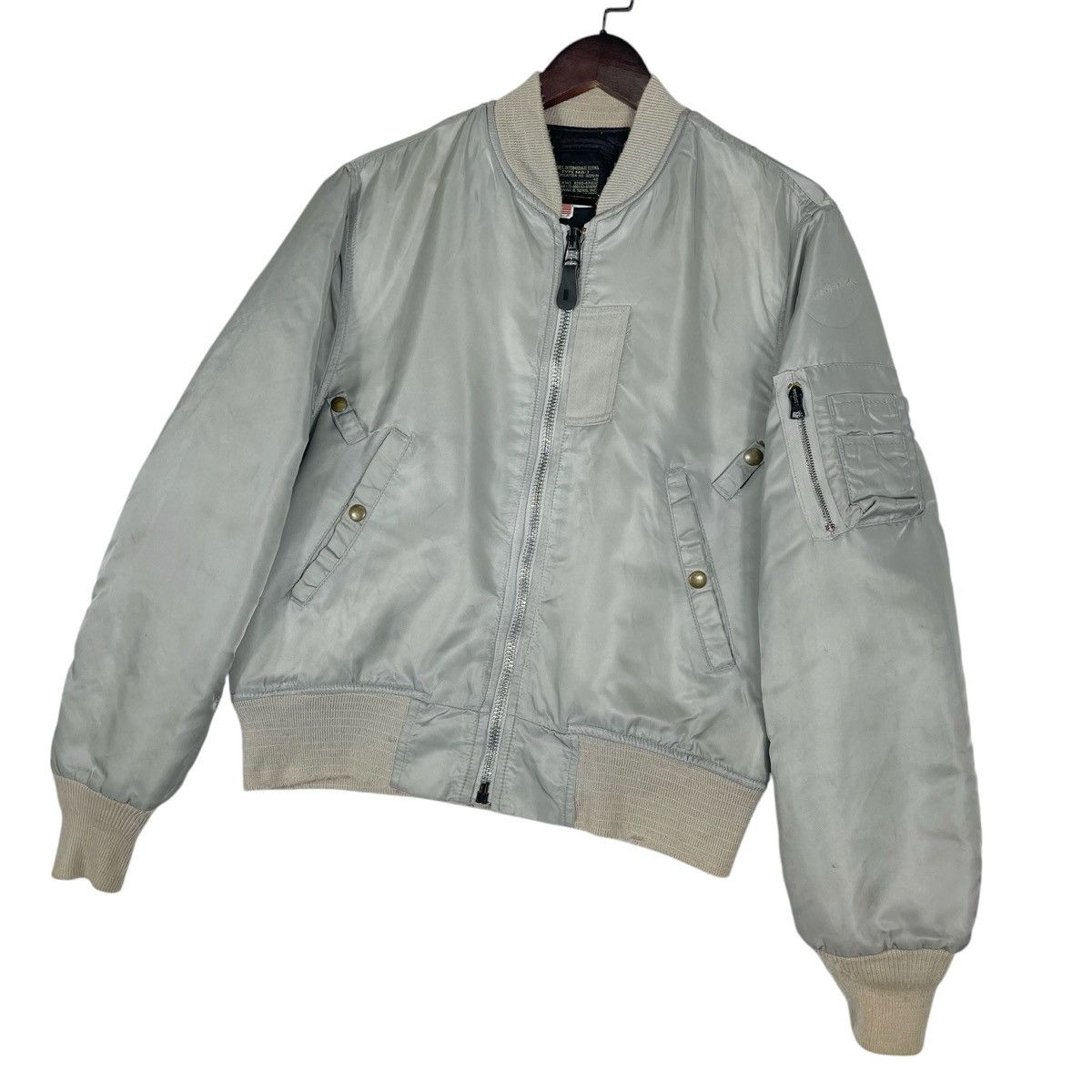 I. Spiewak And Sons Vintage 90s I. Spiewak & Sons MA-1 Flight Jacket Size US M / EU 48-50 / 2 - 2 Thumbnail
