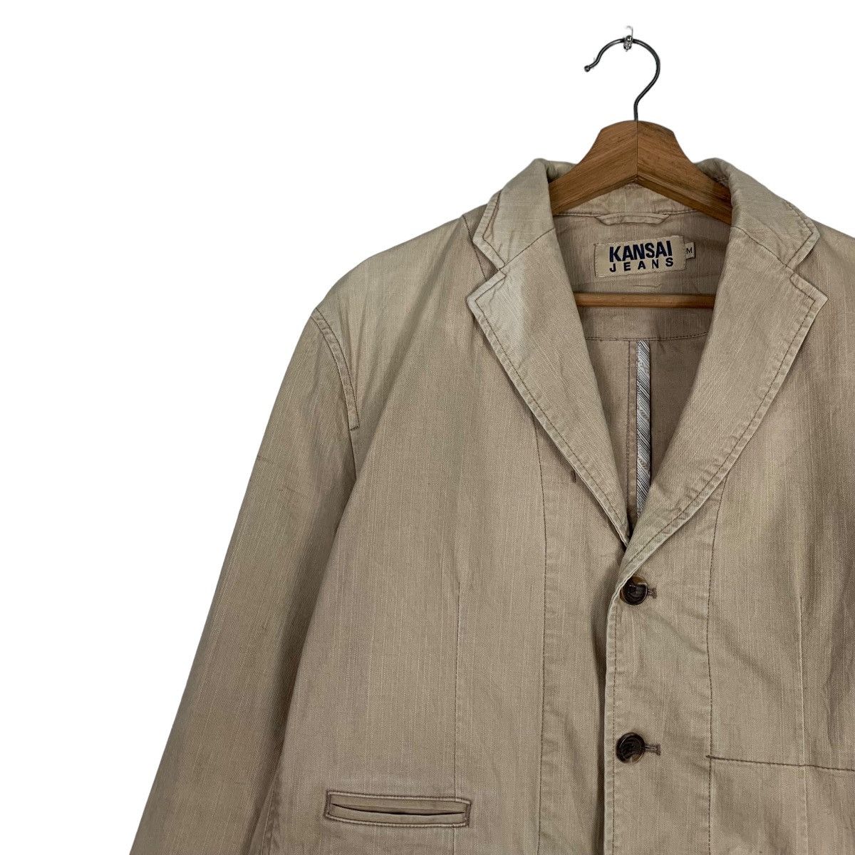 Kansai Yamamoto KANSAI JEANS Sun Burn Casual Jacket #0651-C30 Size US M / EU 48-50 / 2 - 6 Thumbnail