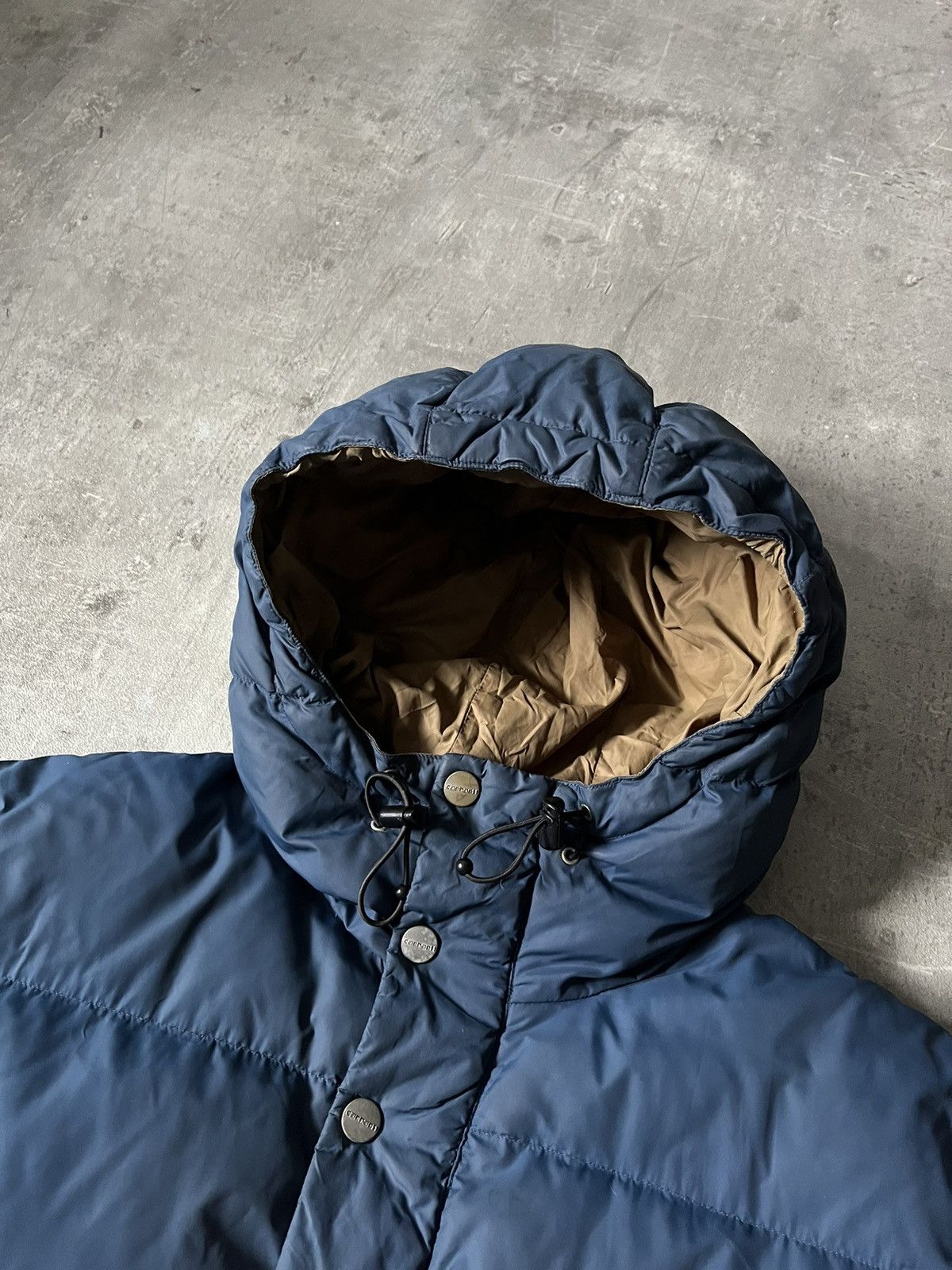 Carhartt Carhartt Raleigh Puffer vintage blue jacket feather rare Size US XL / EU 56 / 4 - 9 Thumbnail