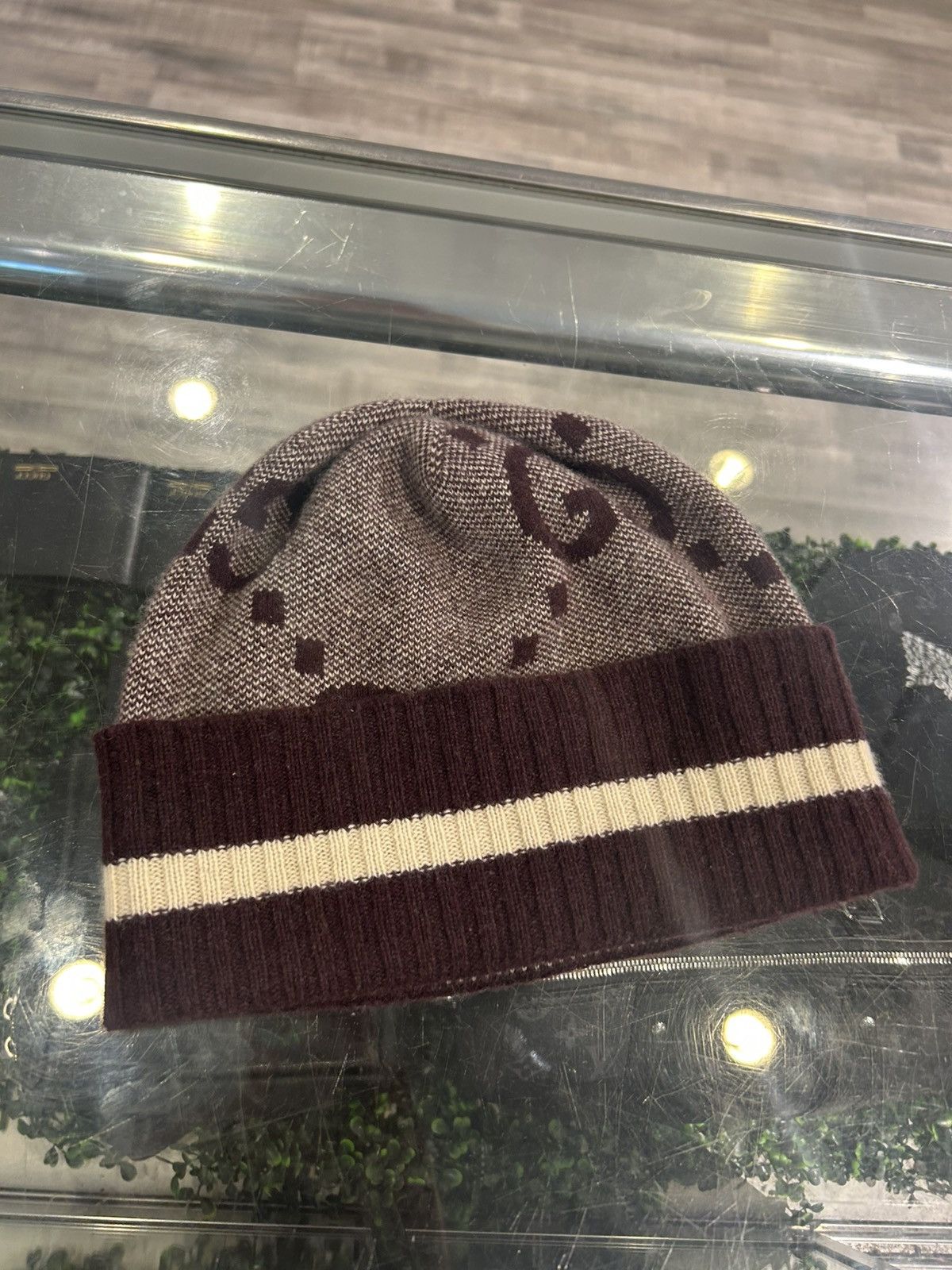 Gucci Gucci GG Cashmere Beanie Size ONE SIZE - 2 Thumbnail