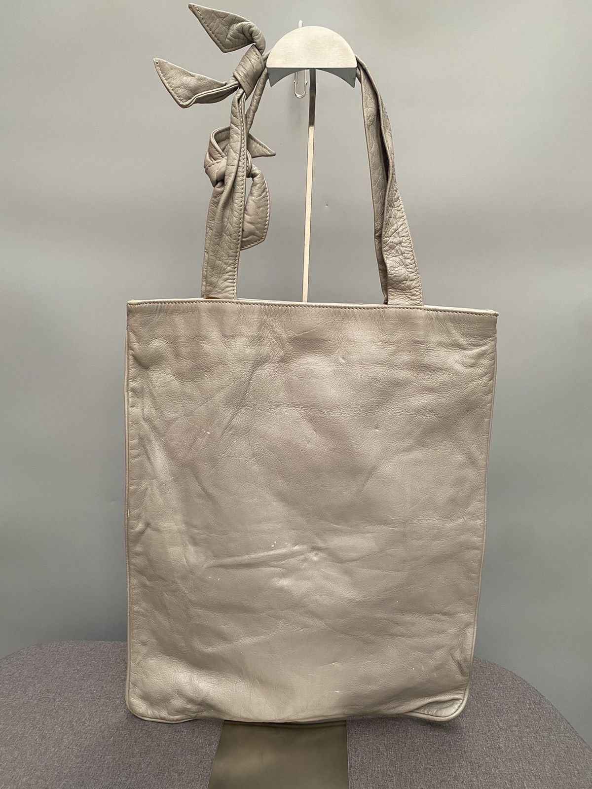 John Galliano S/S 2010 Leather Painted Tote Bag Size ONE SIZE - 7 Thumbnail