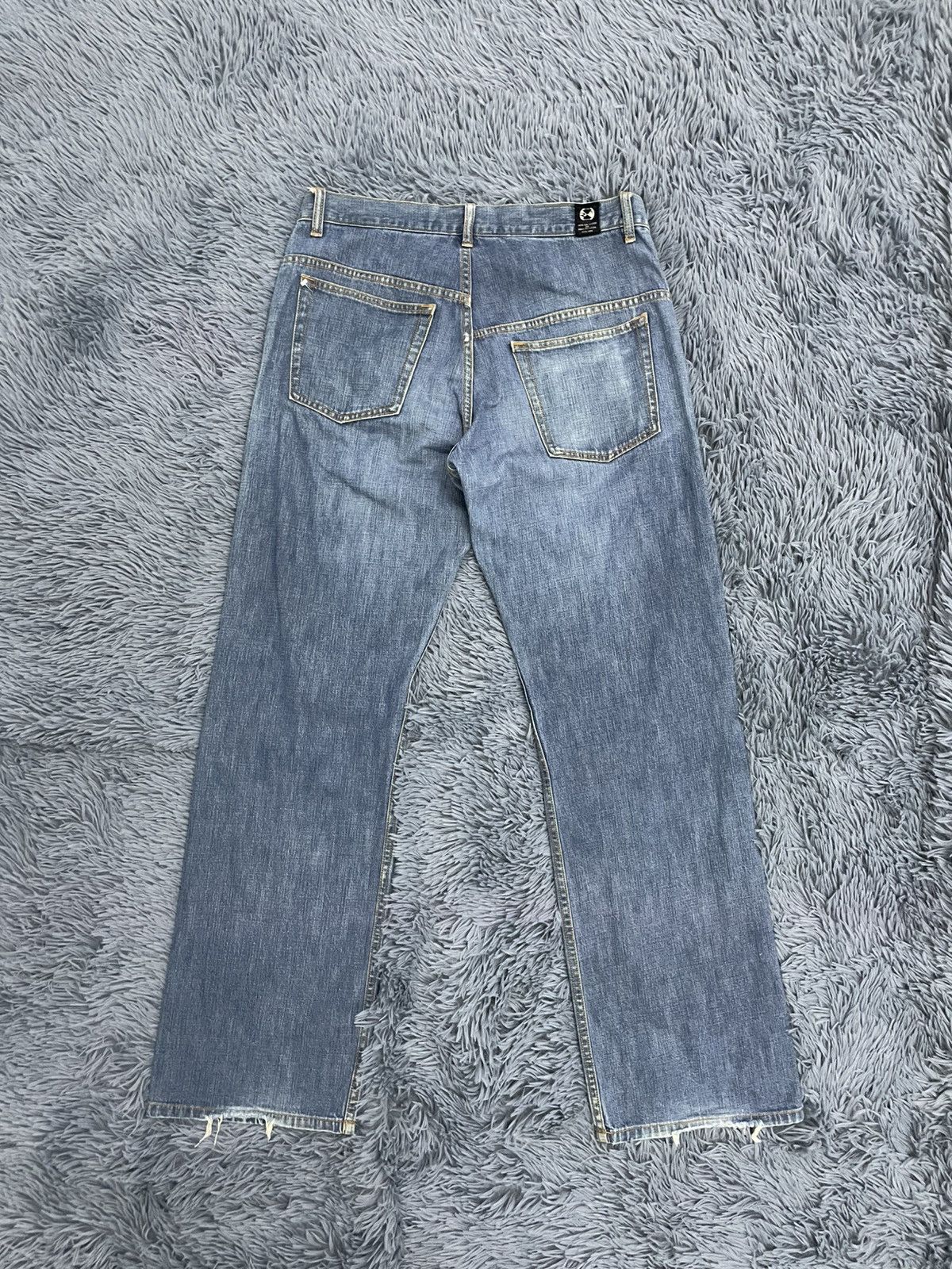 Designer × Final Home × Issey Miyake Vtg Final Home Double Waist Soft Jean Size US 33 - 4 Thumbnail