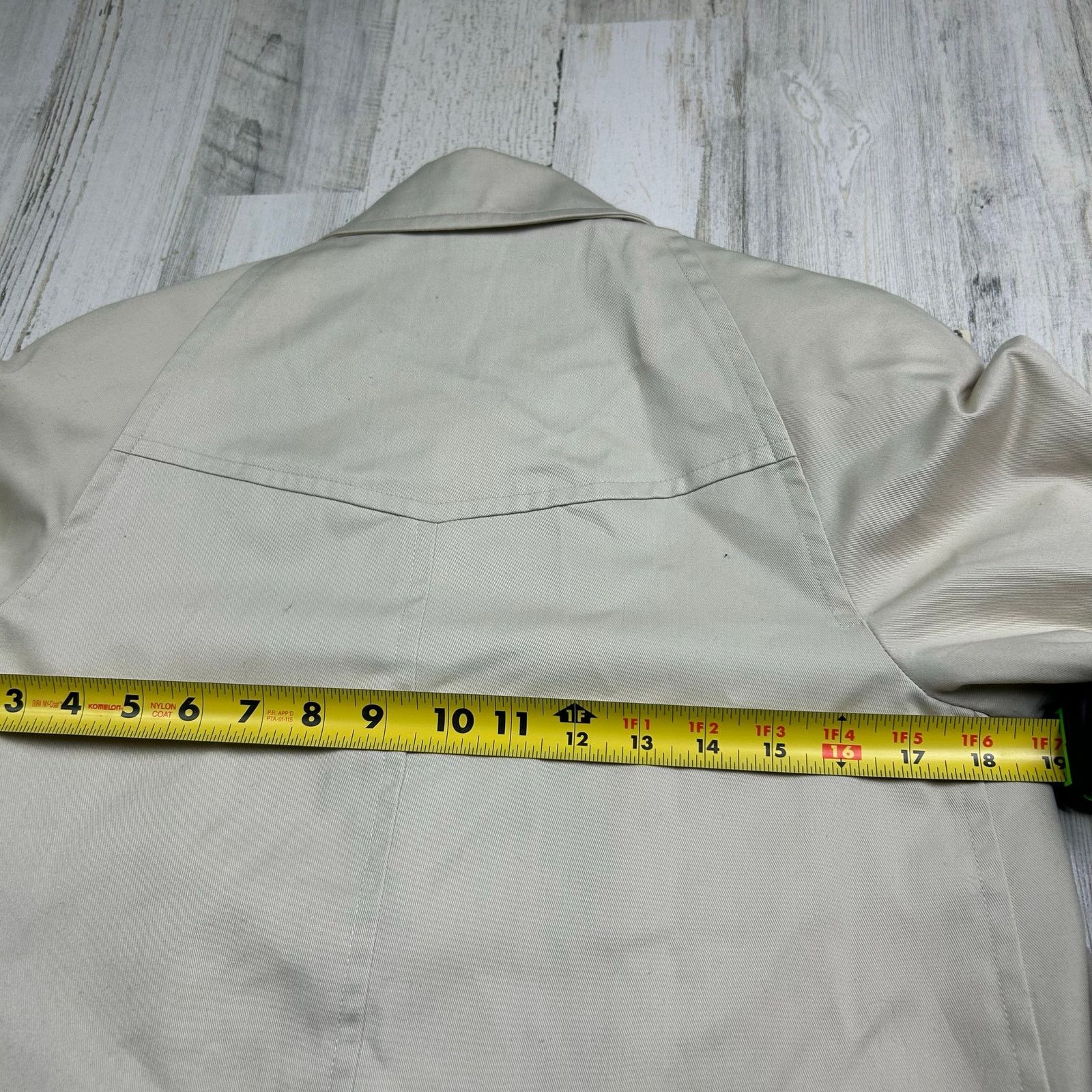 Pendleton × Vintage Pendleton Women's Trench Rain Jacket Size XS Coat Tan P74024 Size XS / US 0-2 / IT 36-38 - 11 Thumbnail