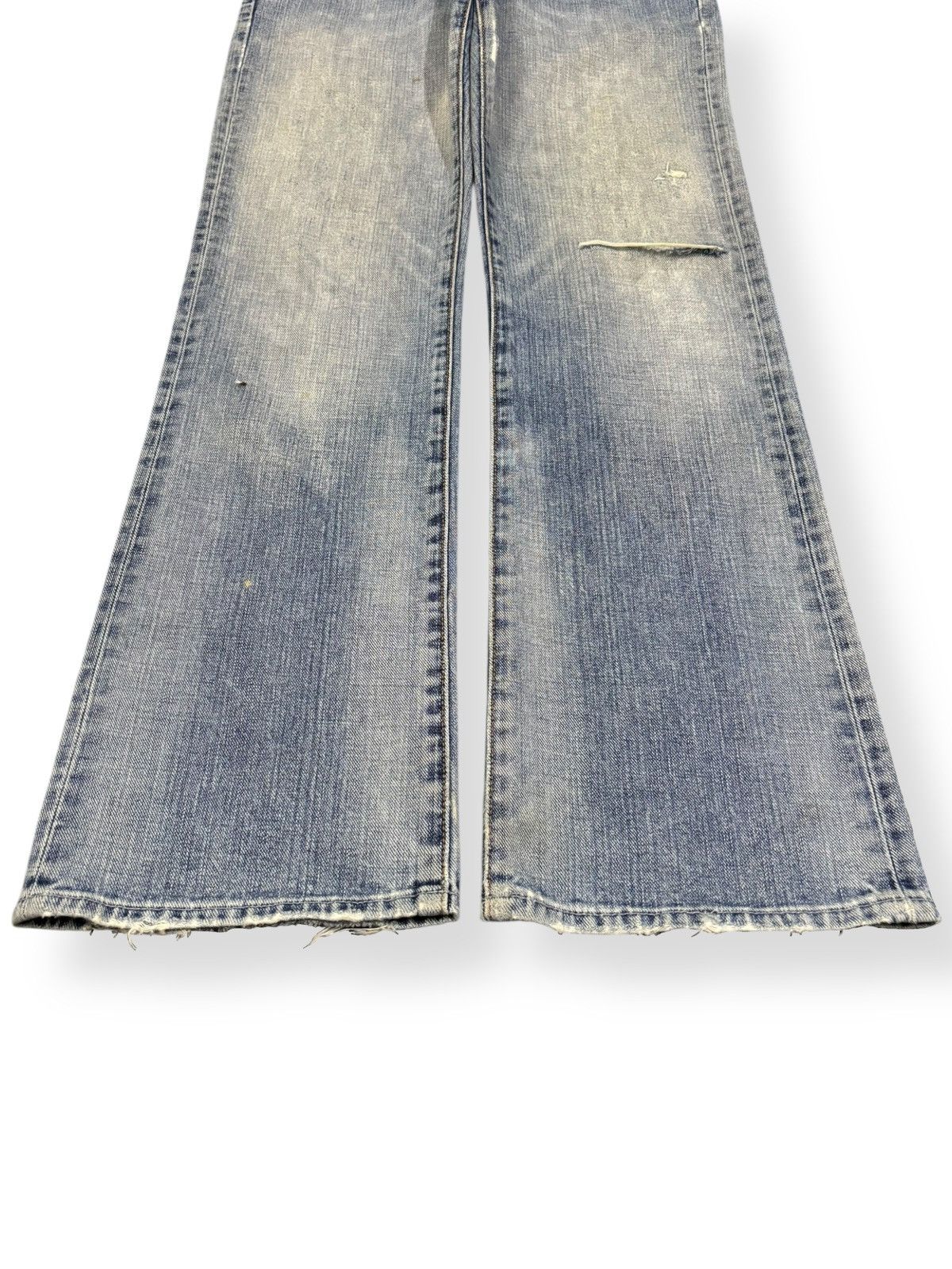 Balenciaga × Gap × Yeezy Vintage Gap 1969 Faded Slim Bootcut Distressed Grunge Jeans Size US 30 / EU 46 - 6 Thumbnail