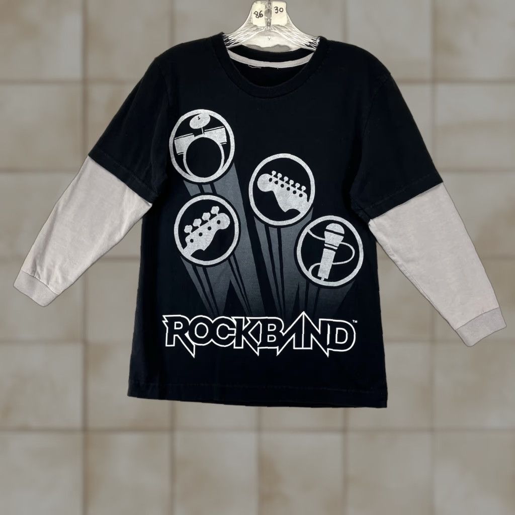Doublet VINTAGE PlayStation Rock Band T-Shirt Men Women Small Black Crew Neck Graphic Print Unisex Retro Size S / US 4 / IT 40 - 1 Thumbnail