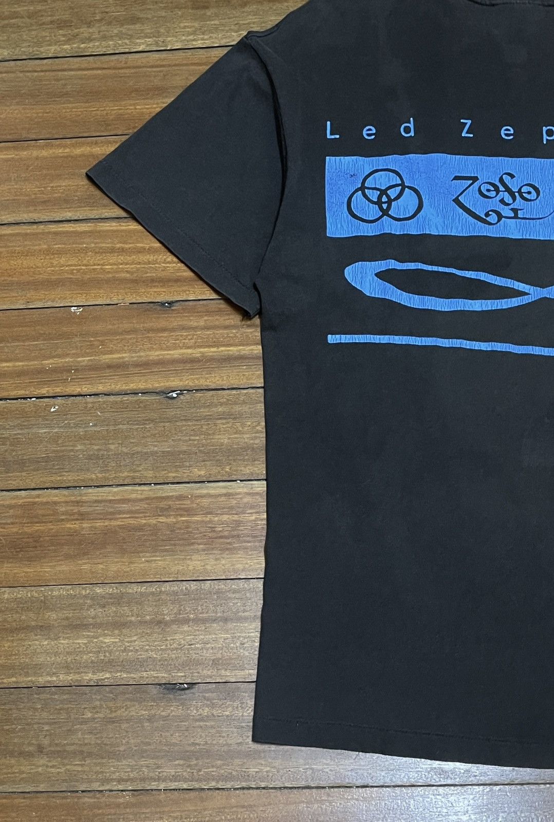 Band Tees × Led Zeppelin × Vintage Rare Design Vintage Rock Band Led Zeppelin T-shirt 1990s Size US L / EU 52-54 / 3 - 7 Thumbnail
