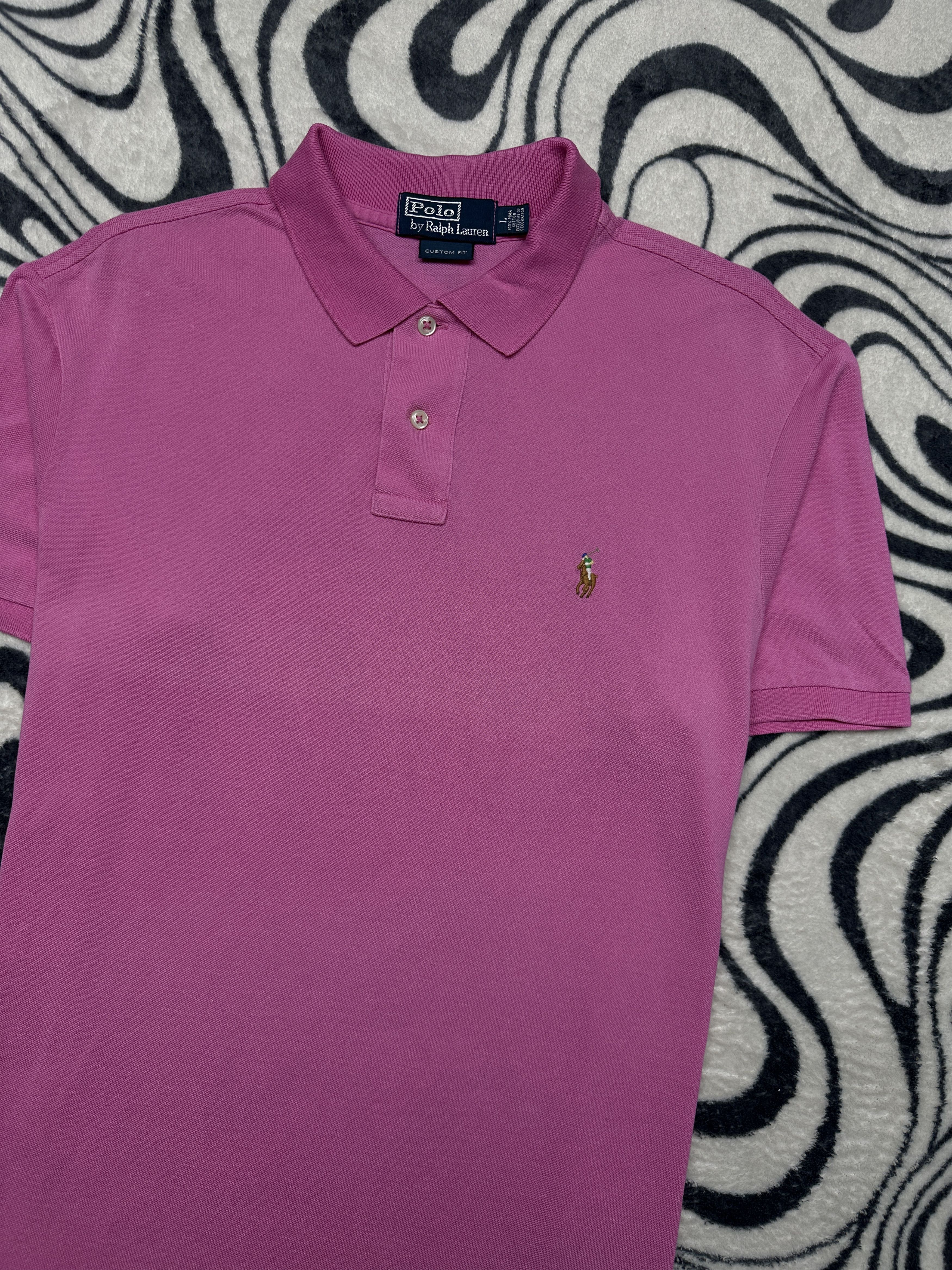 Polo Ralph Lauren Polo Ralph Lauren Vintage Mens Polo Shirt Size US L / EU 52-54 / 3 - 2 Thumbnail