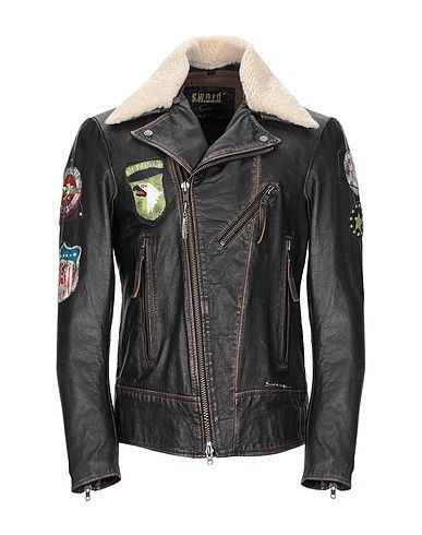 Japanese Brand × Vintage Sword Distressed Leather Biker Jacket Size US M / EU 48-50 / 2 - 1 Thumbnail
