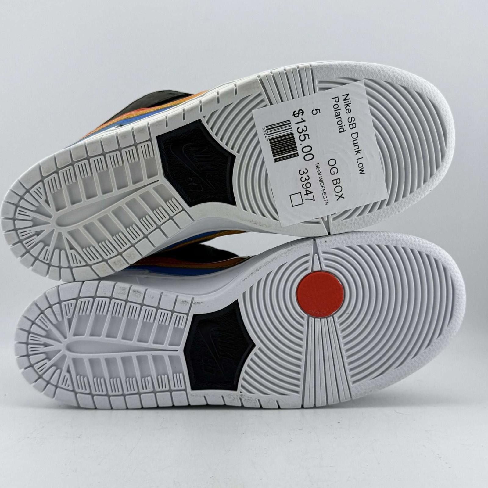 Nike Nike SB Dunk Low Polaroid Black Sneakers US 5 New with Box Size US 5 / EU 37 - 6 Thumbnail