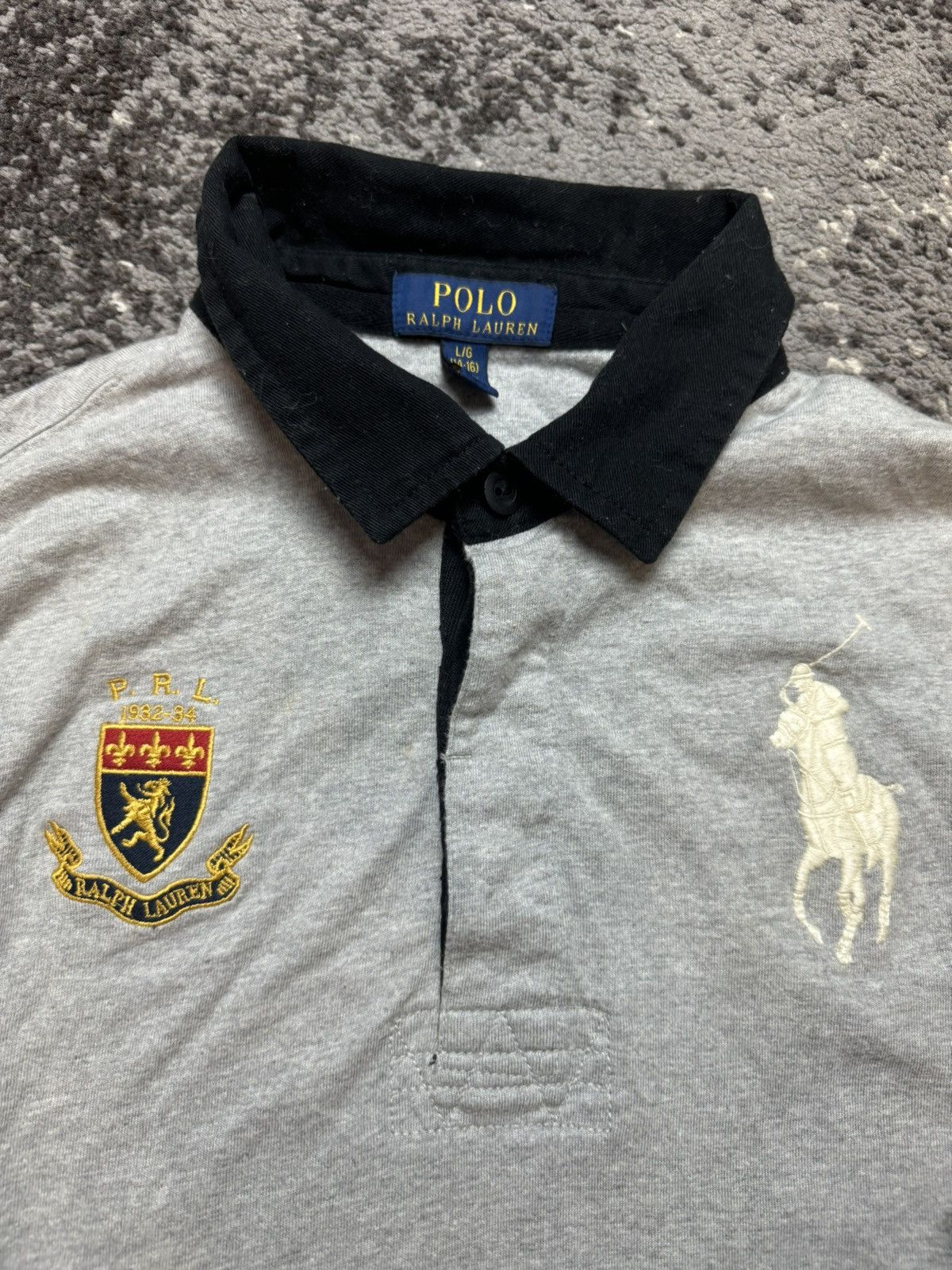 Polo Ralph Lauren × Vintage Y2K Polo Ralph Lauren Embroidered Keef Rap 1/4 Longsleeve Size US S / EU 44-46 / 1 - 3 Thumbnail