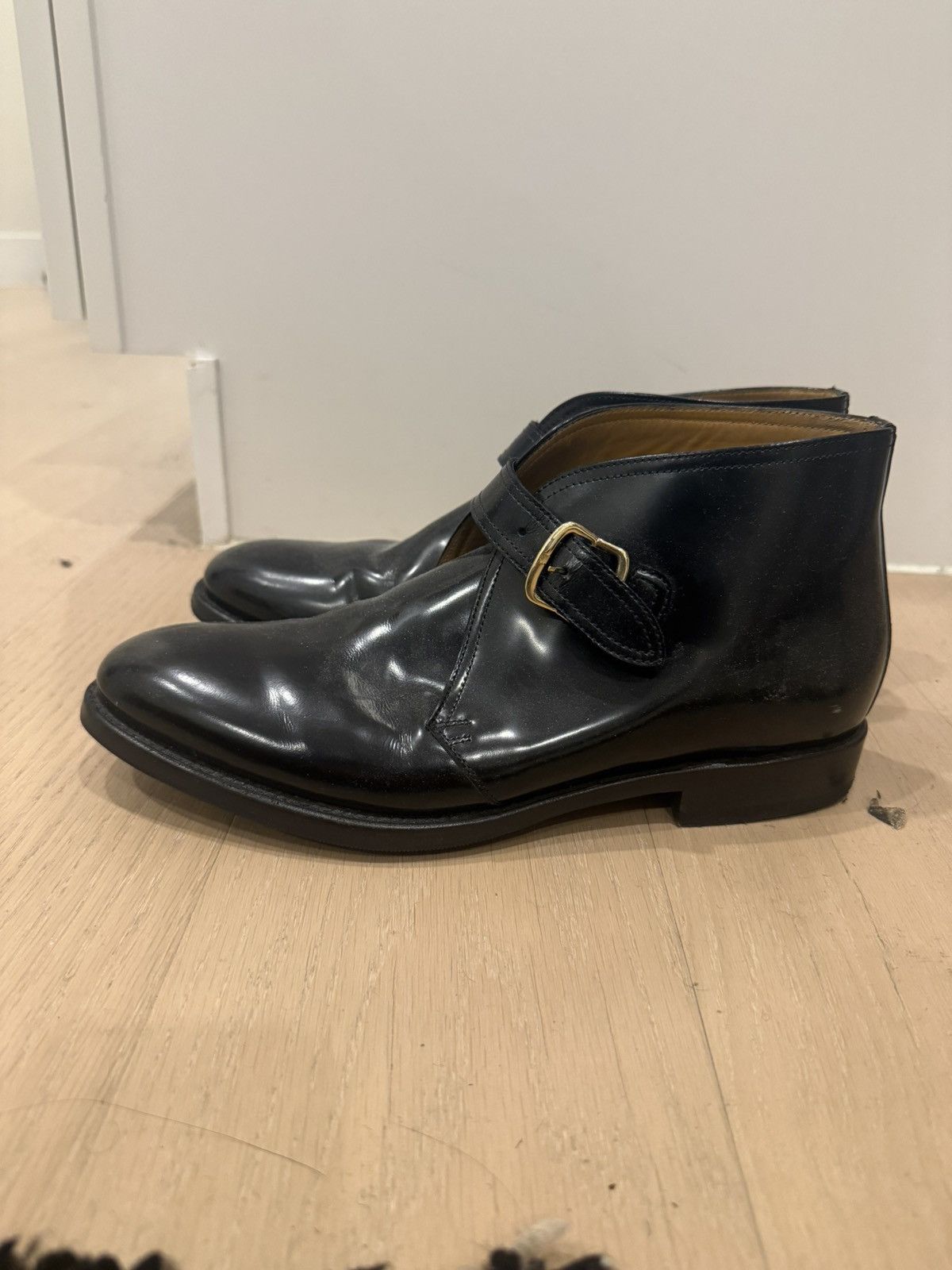 De Fursac De Fursac Leather Buckle Ankle Boots Size US 11 / EU 44 - 1 Thumbnail