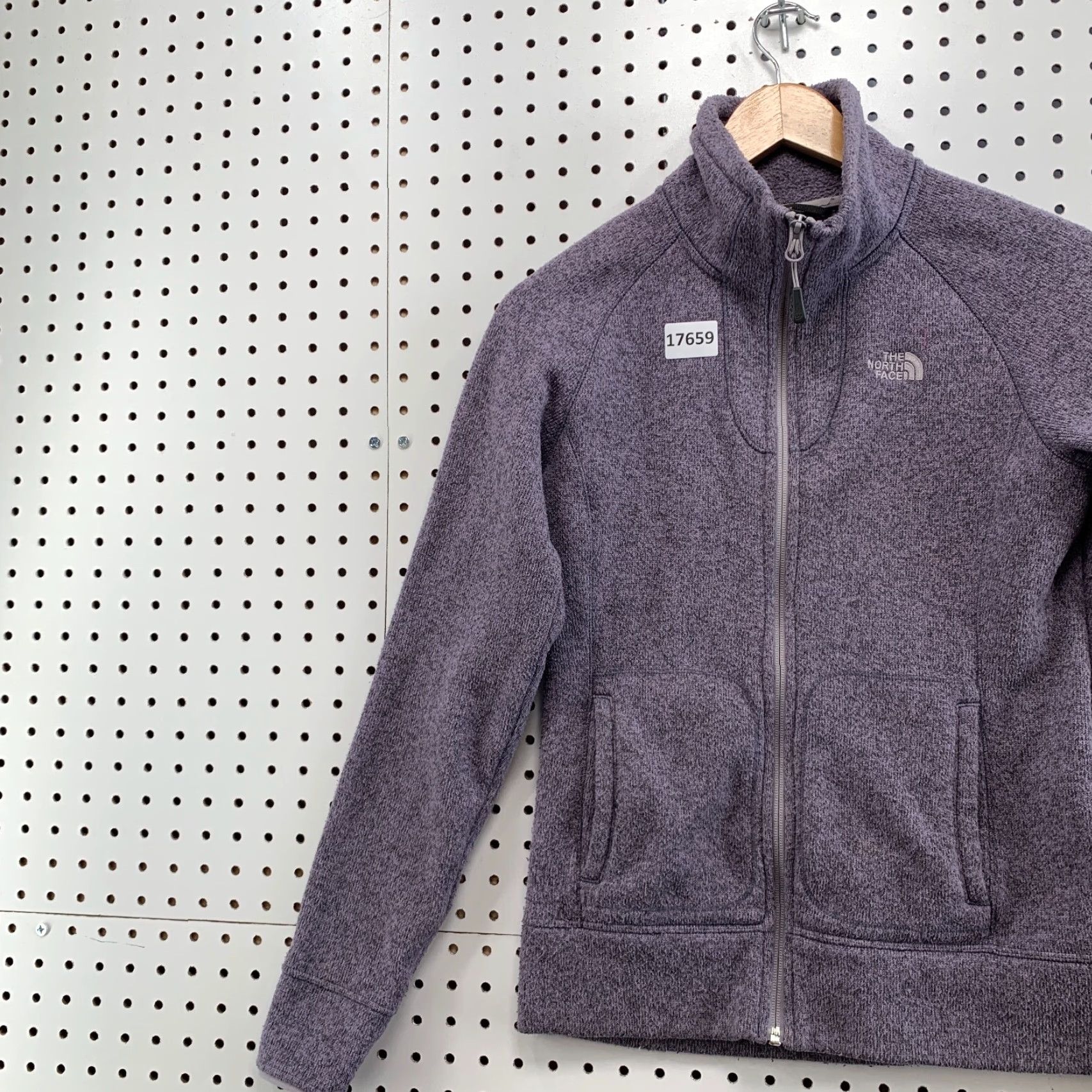 The North Face The North Face Fleece Jacket Womens XS Purple Full Zip (Lavender) Size XS / US 0-2 / IT 36-38 - 5 Thumbnail