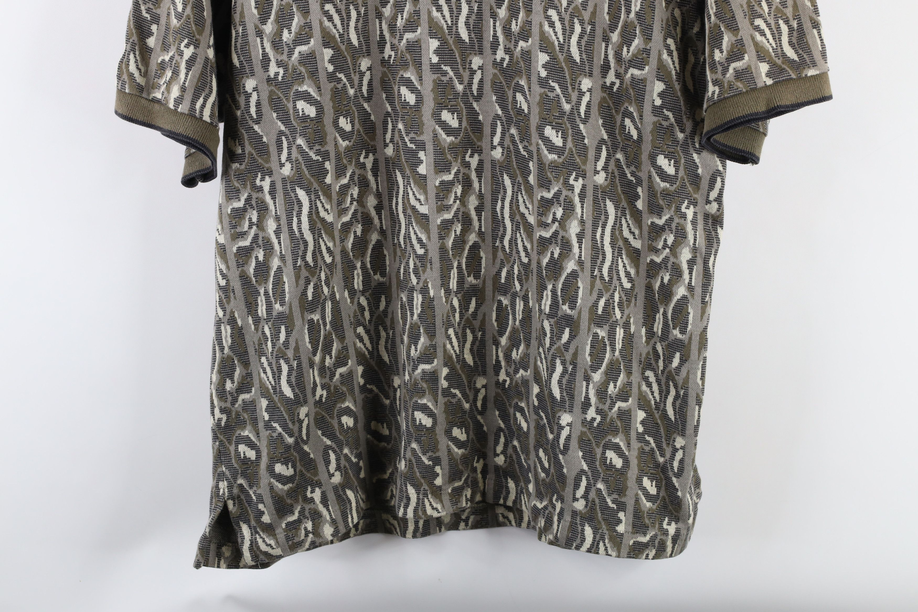 Vintage Vintage 90s Streetwear Striped Camouflage Polo Shirt USA Size US M / EU 48-50 / 2 - 3 Thumbnail