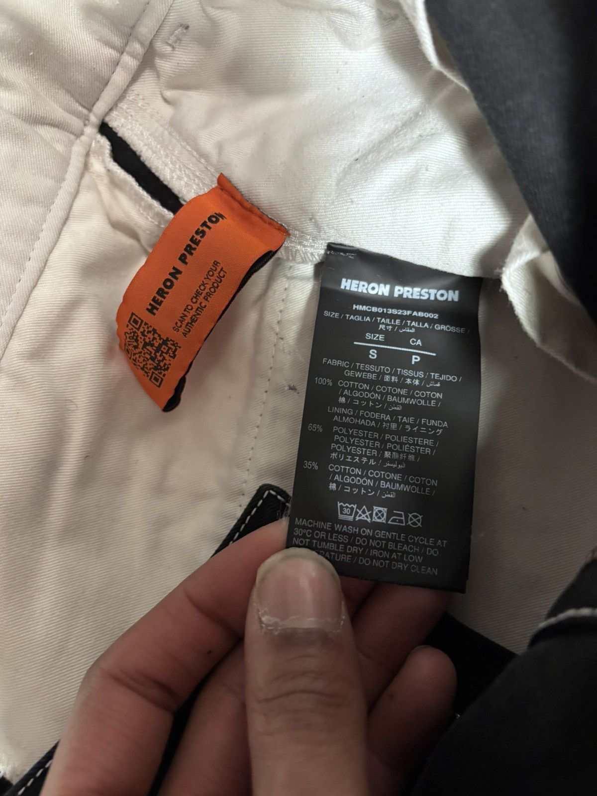 Heron Preston HERON PRESTON | Black Contrast Stitch Wide Leg Shorts Size US 30 / EU 46 - 9 Thumbnail