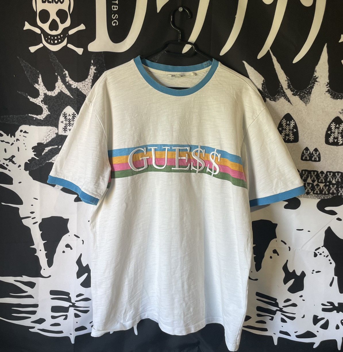 Guess asap ringer tee best sale