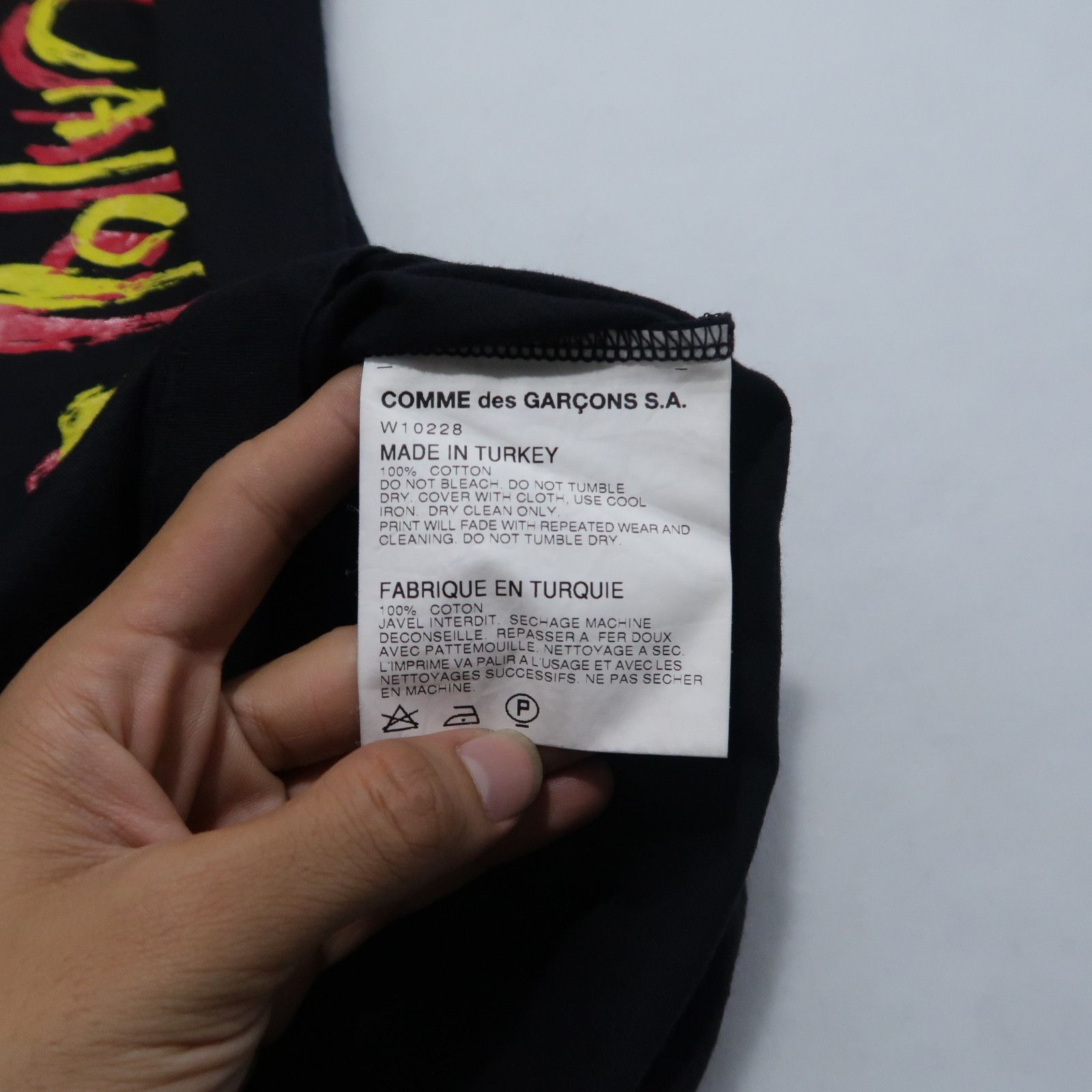 Comme des Garcons VTG Comme des Garcons Shirt Psychedelic Communicator T-Shirt Size US L / EU 52-54 / 3 - 10 Thumbnail
