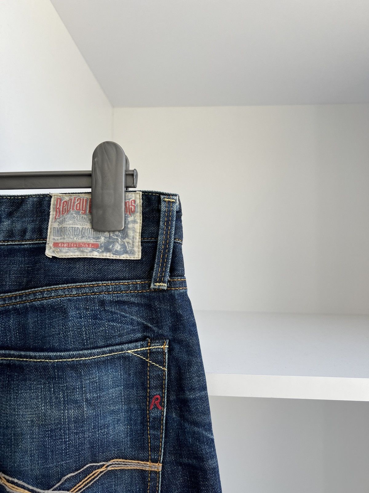 Vintage Vintage Replay Archival Denim jeans Size US 33 - 12 Thumbnail