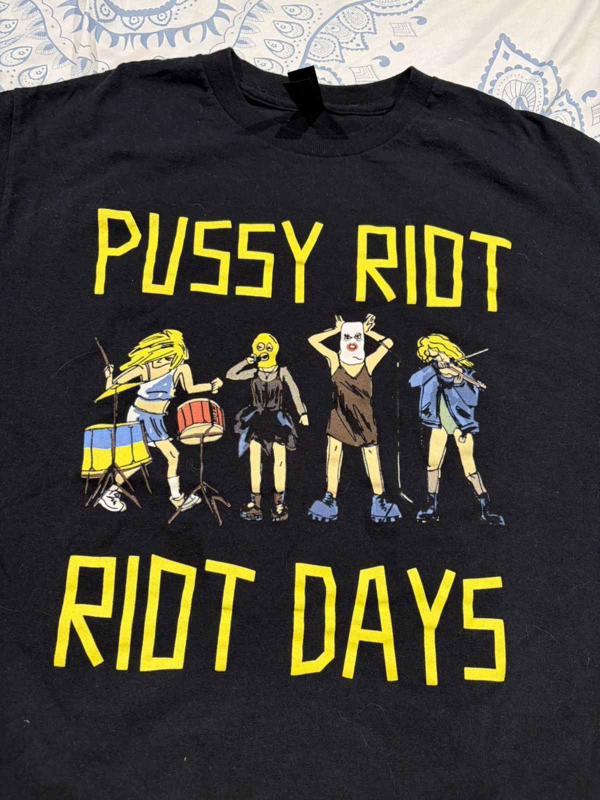 Vintage Pussy Riot Shirt medium Size US M / EU 48-50 / 2 - 2 Thumbnail
