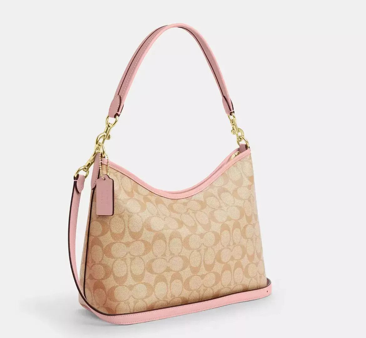 Coach Observed By Us Laurel Shoulder Bag In Signature Canvas CU393 Size ONE SIZE - 11 Thumbnail