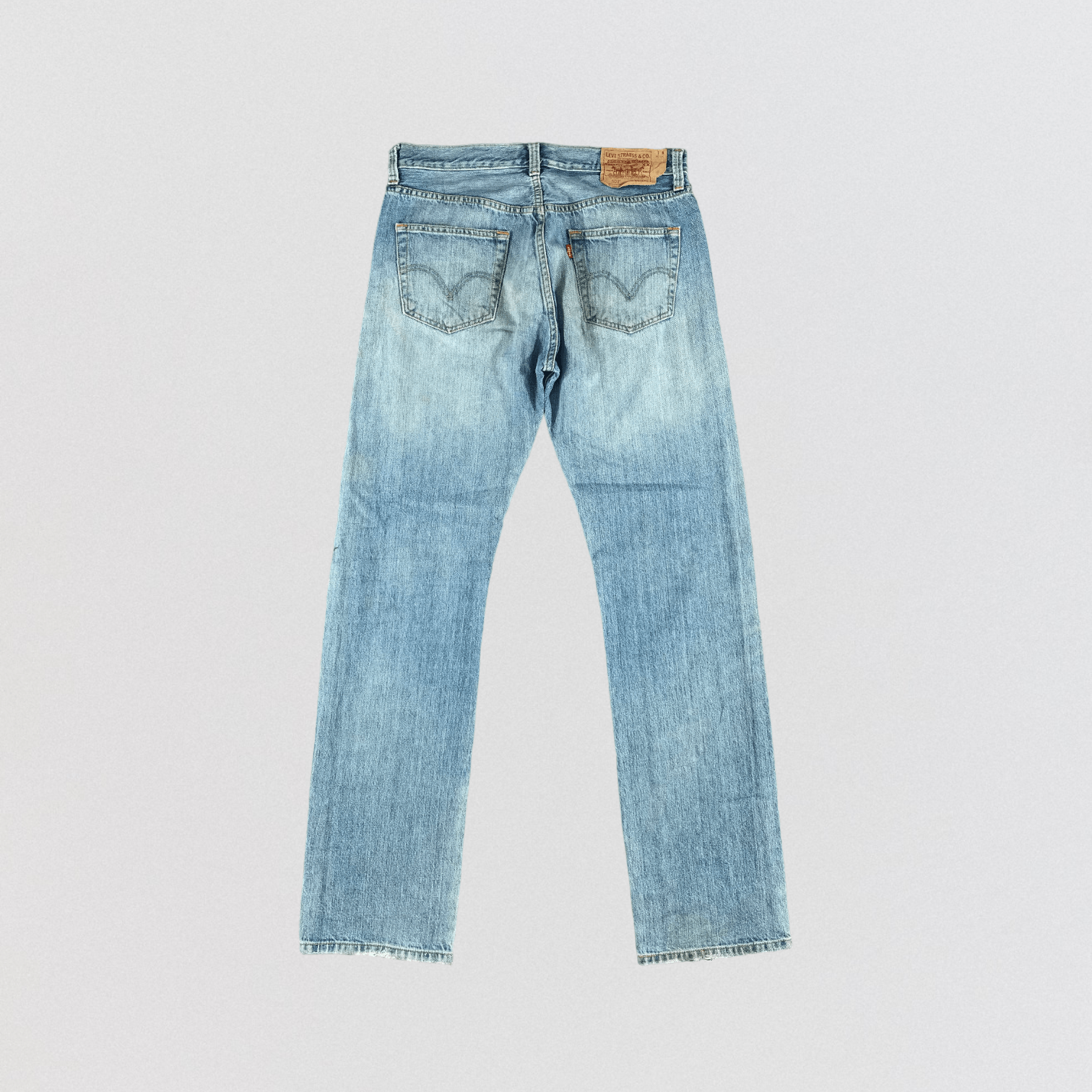 Levi's Vintage Blue Wash Levis 501 Jeans-JM2915 Size US 34 / EU 50 - 2 Thumbnail