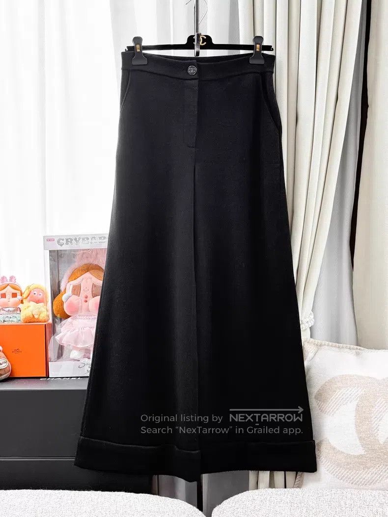 Chanel Chanel Knitted wide-leg trousers Size 25" / US 0 / IT 36 - 2 Thumbnail