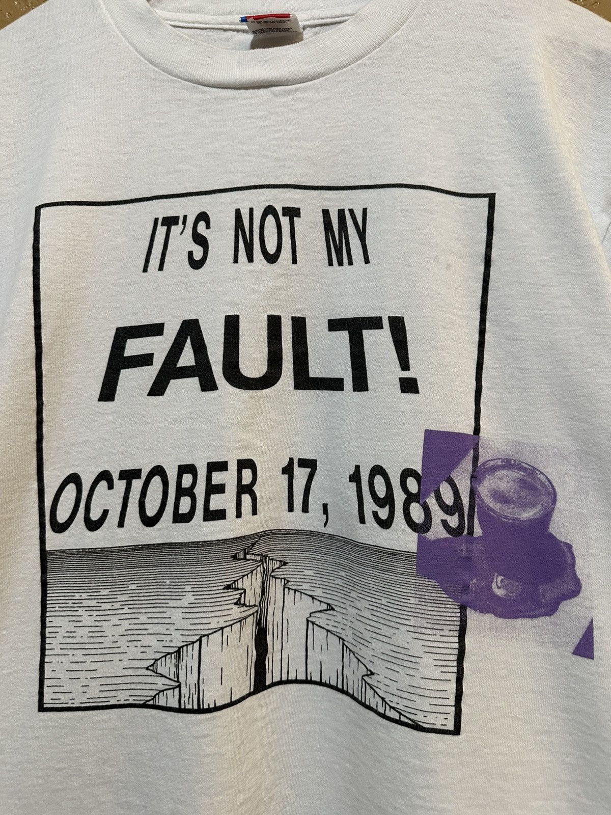 4GSELLER × Vintage Vintage 1989 San Francisco Earthquake T Shirt Large Size US L / EU 52-54 / 3 - 3 Thumbnail