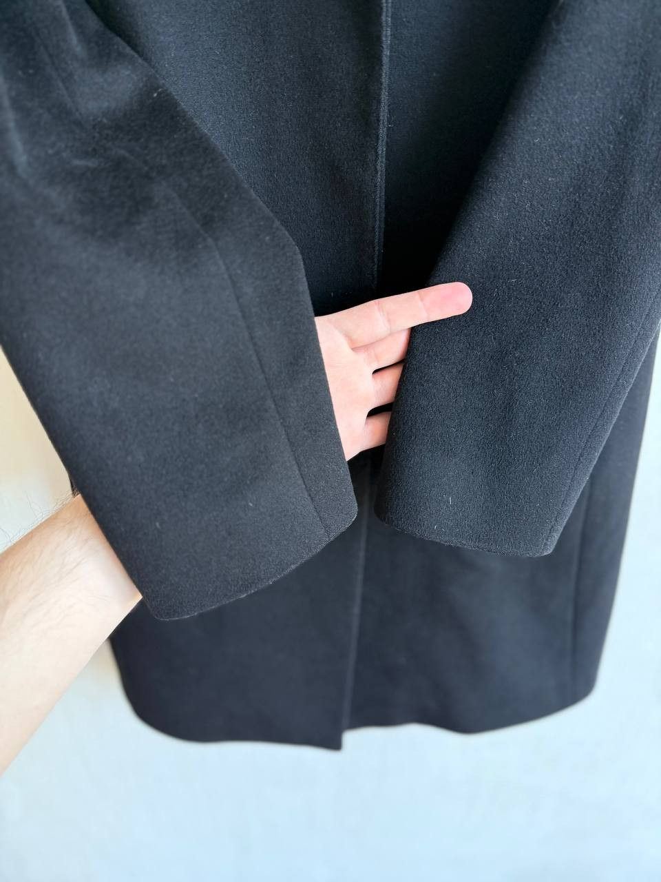 Cinzia Rocca Cinzia Rocca by Loro Piana Superfine Wool Womens Black Coat Size M / US 6-8 / IT 42-44 - 7 Thumbnail