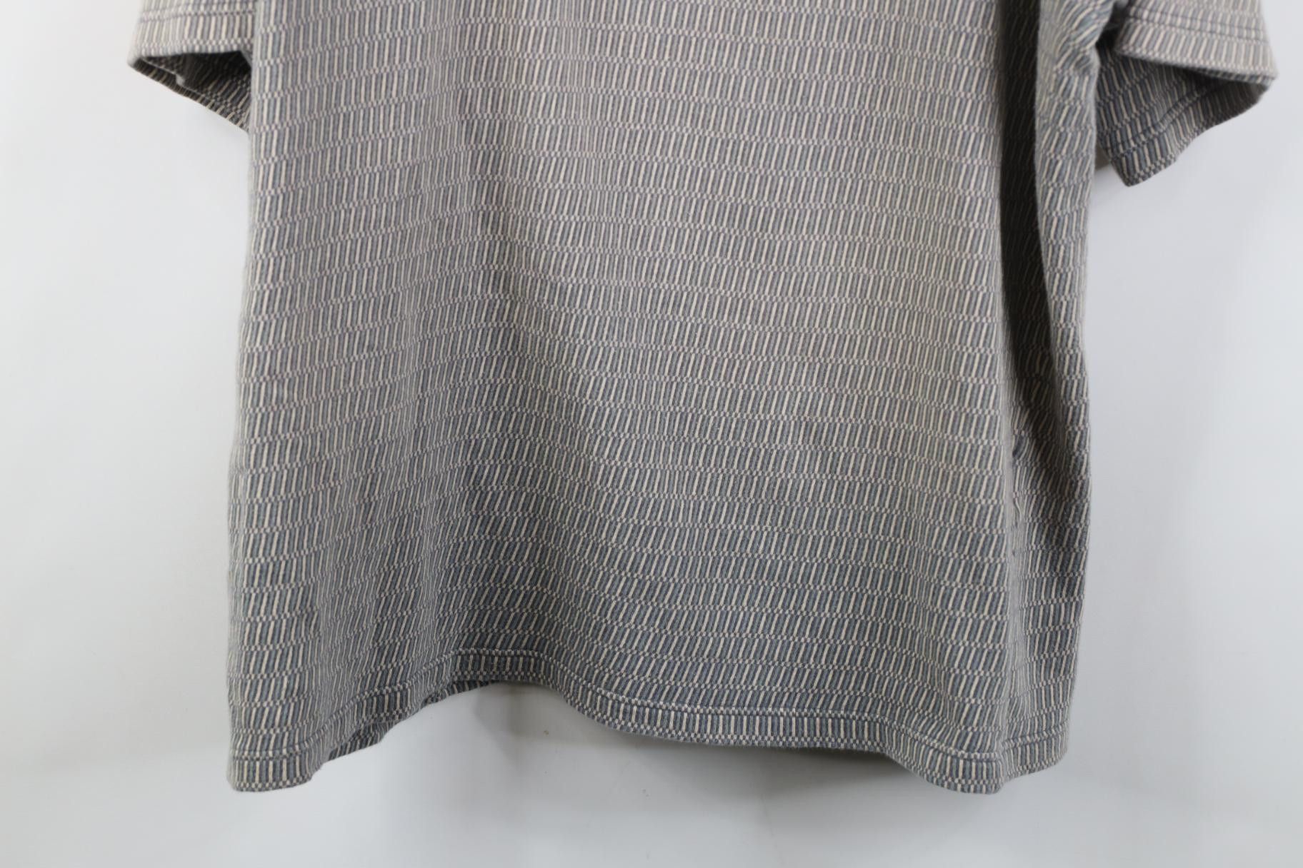Vintage Vintage 90s Streetwear Geometric Knit Golf Polo Shirt Size US XL / EU 56 / 4 - 10 Thumbnail