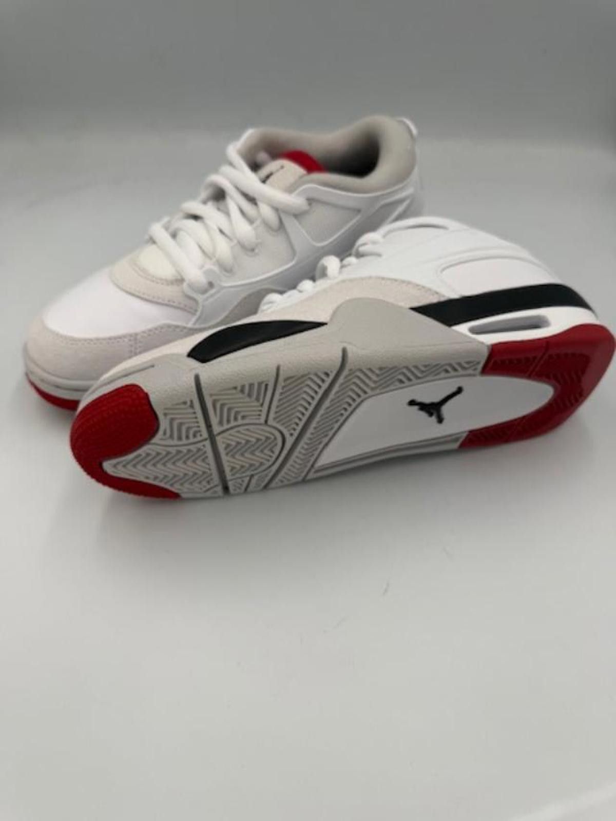 Nike Nike Air Jordan AJ 4 RM - White Fire Red - Y5.5 / W7 New Size US 5.5 / EU 38 - 5 Thumbnail