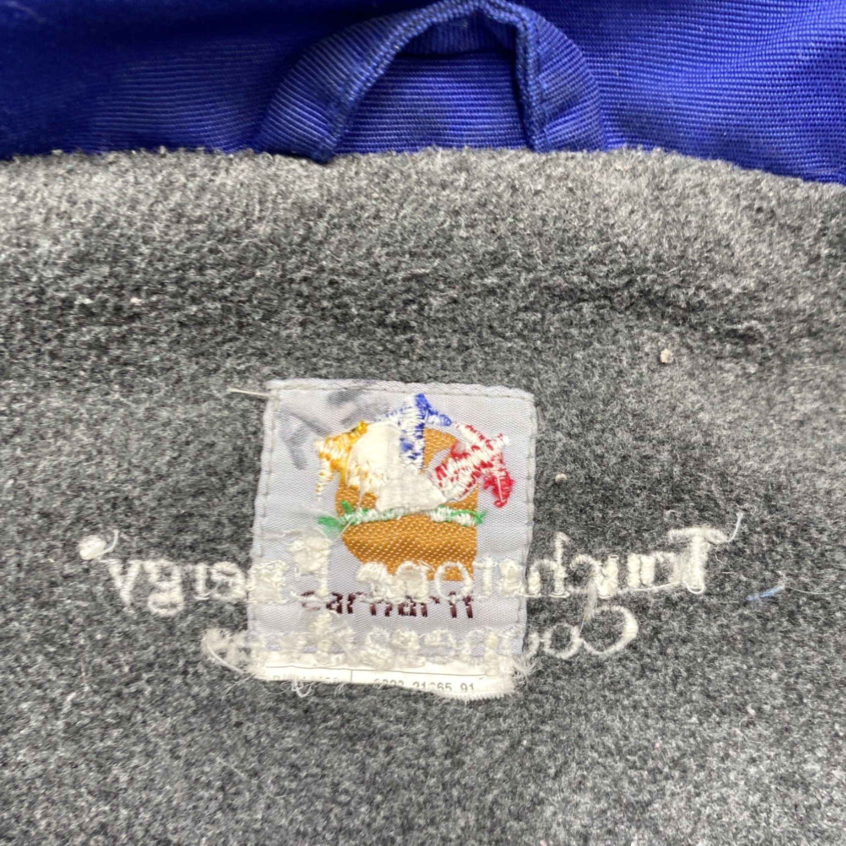 Carhartt Carhartt Jacket 2XL Insulated Full Zip Nylon Blue Touchstone Energy Coat Mens Outdoors Workwear Pockets Lined Waterproof Breathable Logo Adjustable Size US XXL / EU 58 / 5 - 4 Thumbnail