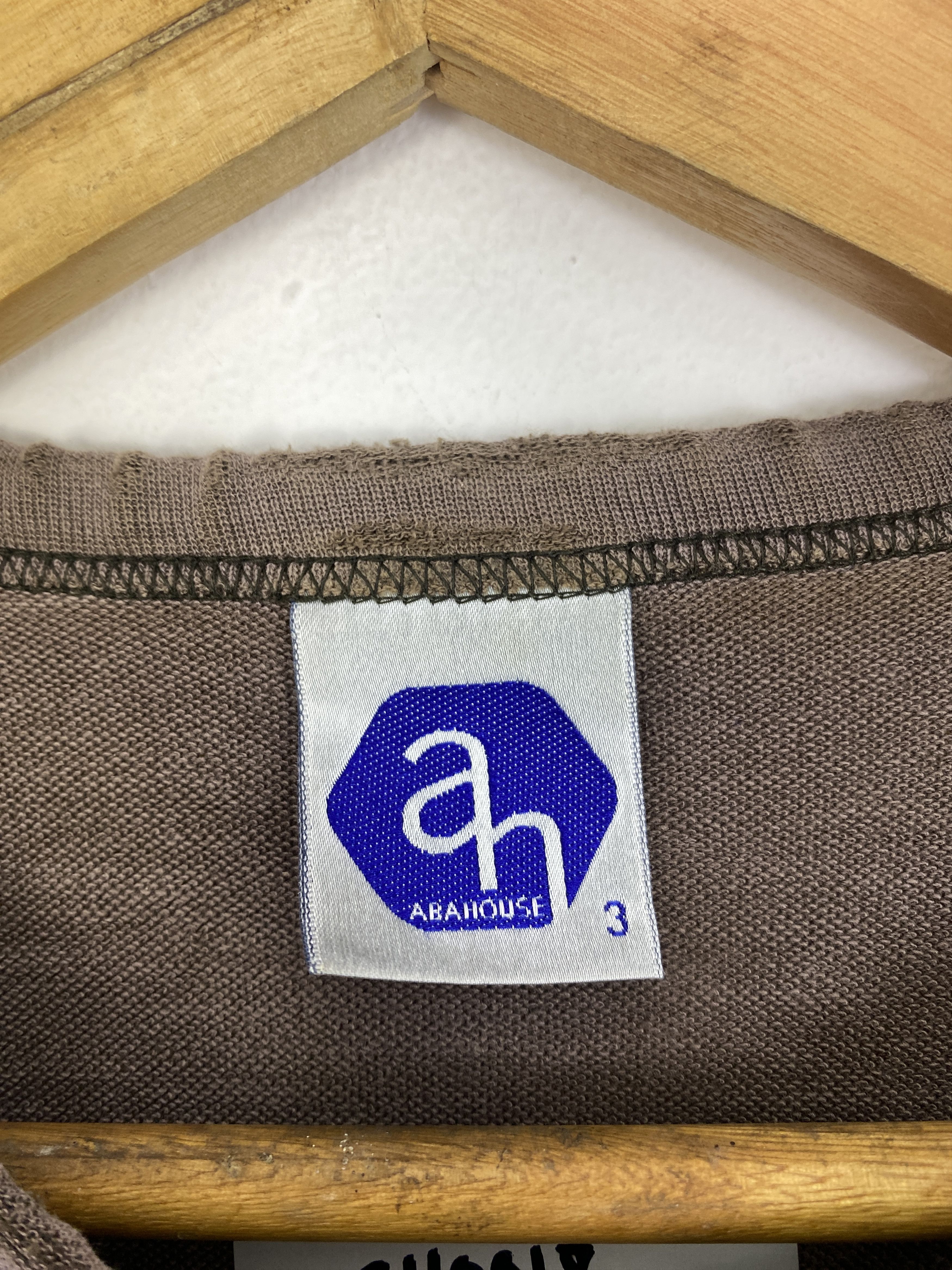 ABAHOUSE Vintage Abahouse Wording Pullover Sweatshirt SH0018 Size US L / EU 52-54 / 3 - 5 Thumbnail
