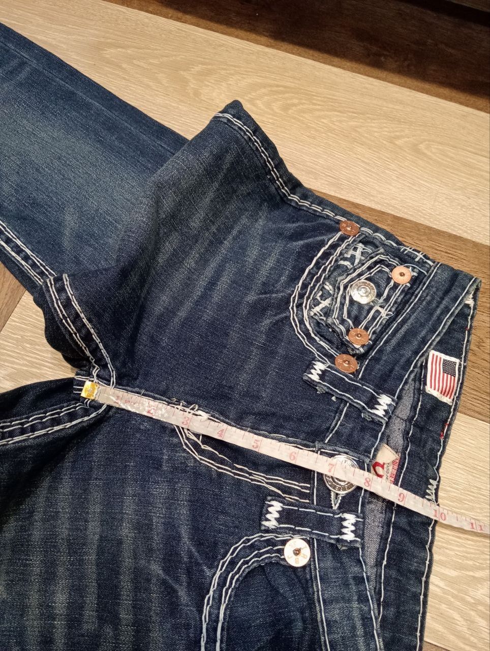True Religion TRUE RELIGION BILLY SUPER T BLUE DENIM PANTS Size 27" / US 4 / IT 40 - 15 Thumbnail