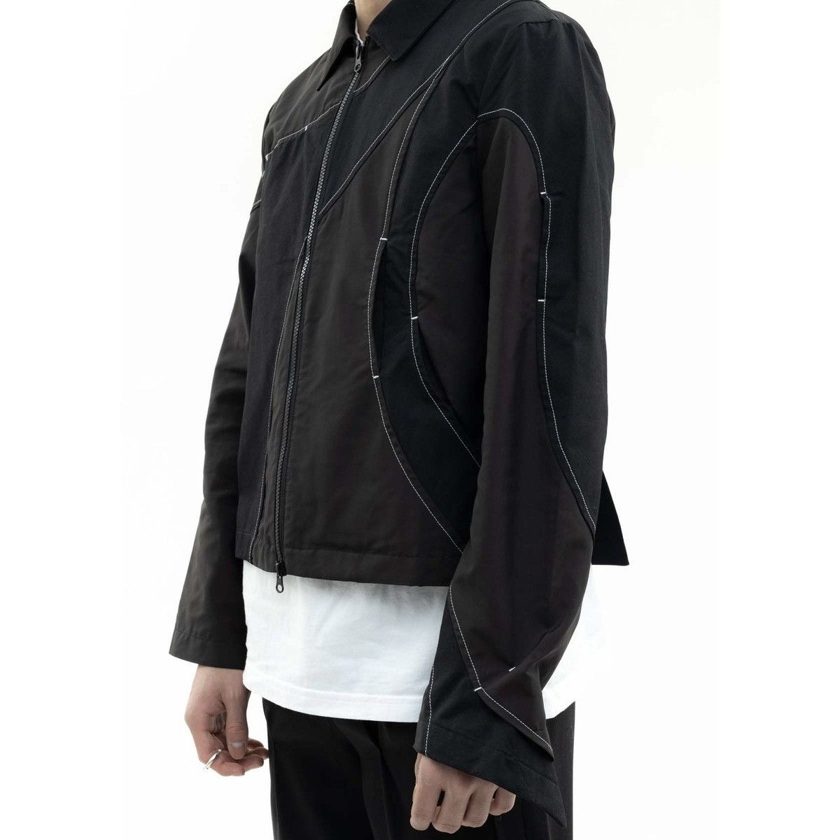 POST ARCHIVE FACTION (PAF) 4.0+ Jacket Center zip drizzler contrast stitch technical Size US M / EU 48-50 / 2 - 13 Thumbnail