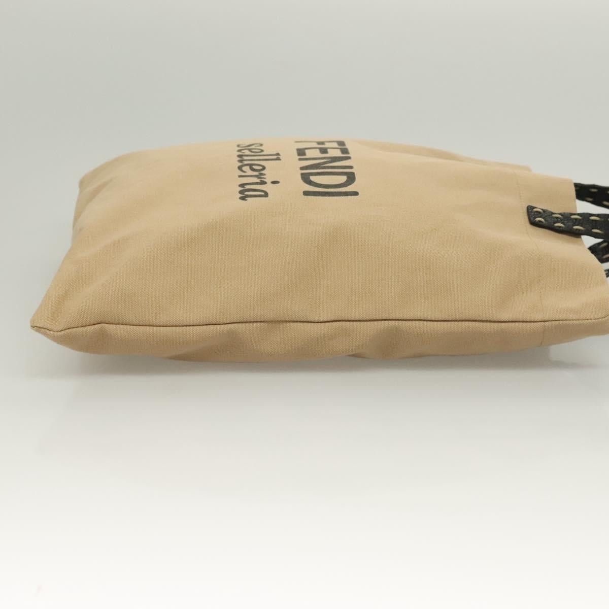Fendi FENDI Celeria Hand Bag Canvas Beige Size ONE SIZE - 4 Thumbnail