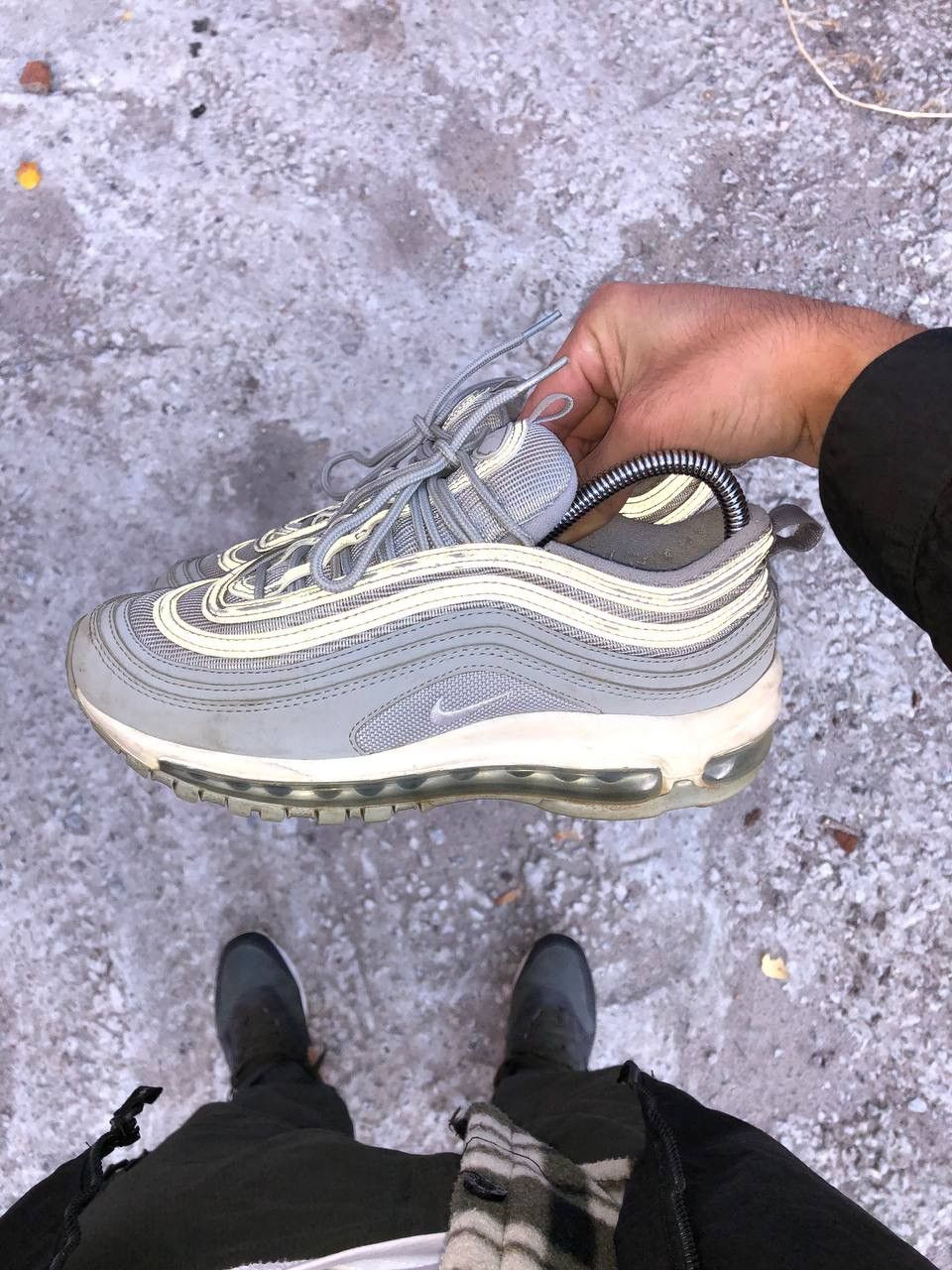 VERY RARE NIKE AIR MAX 97 SILVER JAPAN STYLE DESIGNER Y2K