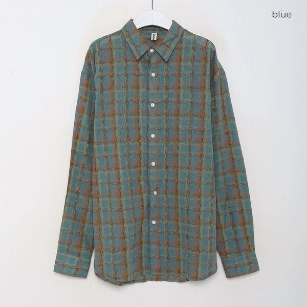 Beams Plus 2S1 Studio Loosefit Summer Check Plaid Pocket Shirt Size US M / EU 48-50 / 2 - 20 Thumbnail