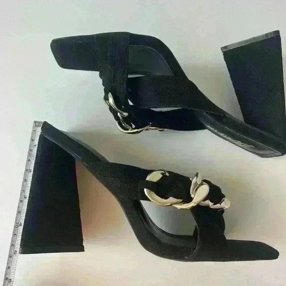 Other Black & Gold /High Heels Sandals / Size Us 8.5 Size US 8.5 / IT 38.5 - 5 Thumbnail