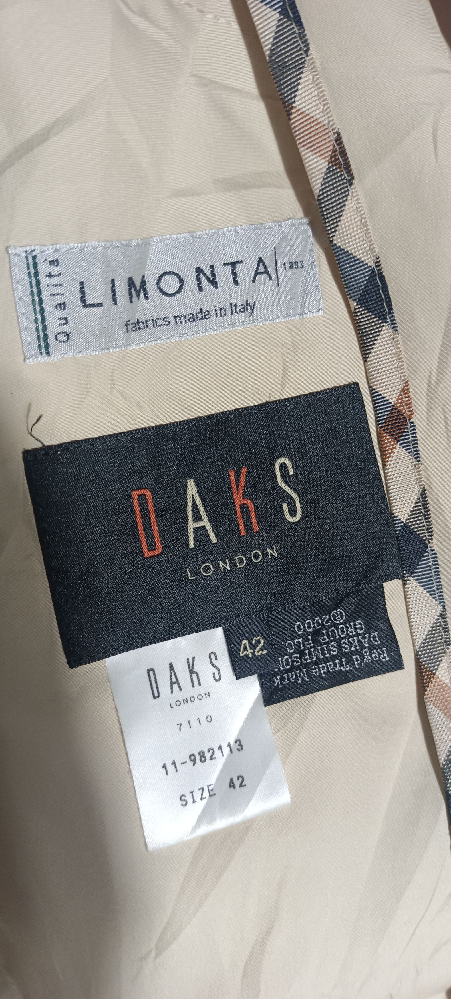 DAKS × Japanese Brand × Vintage Vintage Darks London LIMONTA italy Size US M / EU 48-50 / 2 - 10 Thumbnail