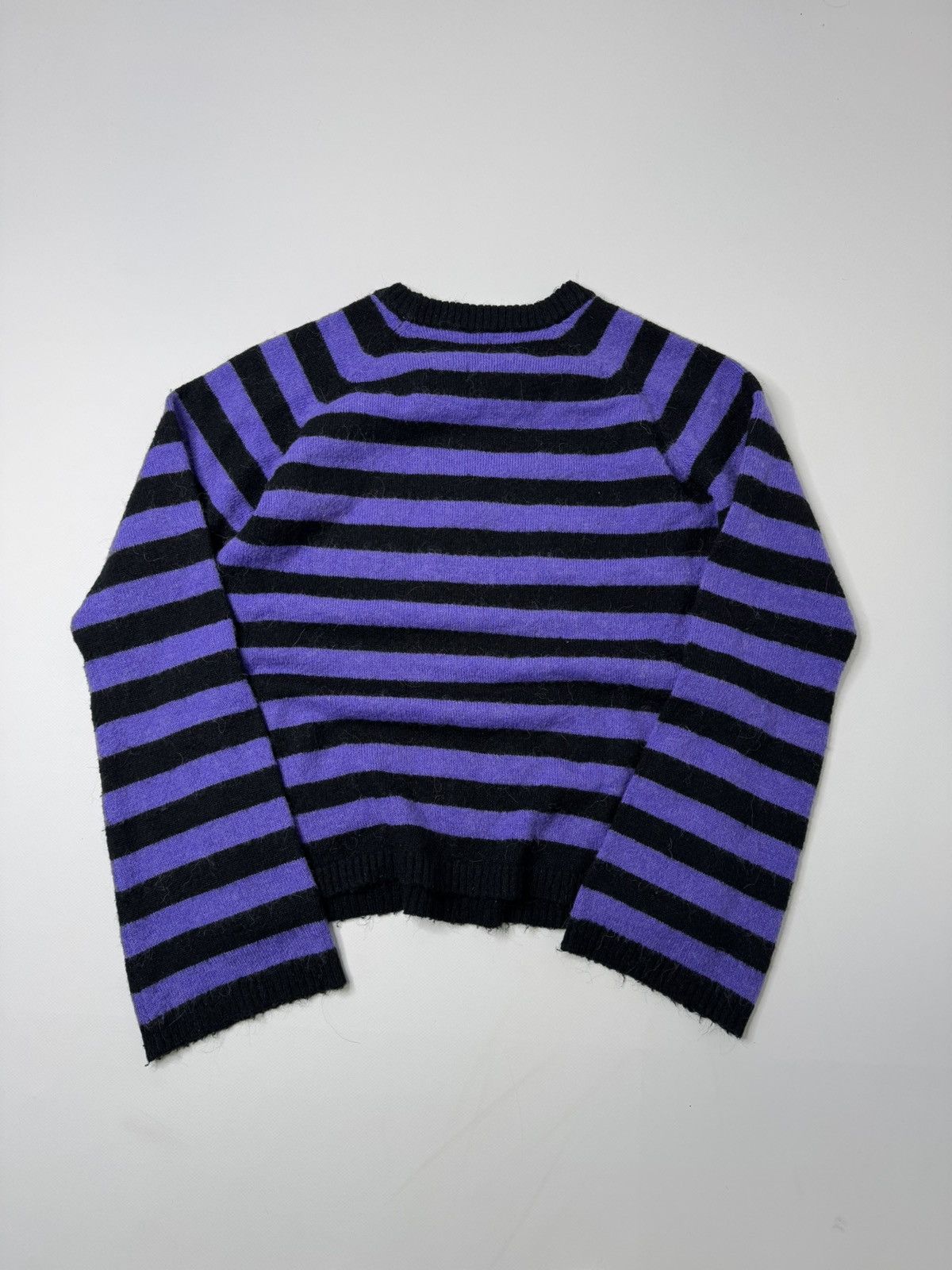 Seditionaries Vintage avant garde purple striped knit sweater marni swag Size US S / EU 44-46 / 1 - 4 Thumbnail