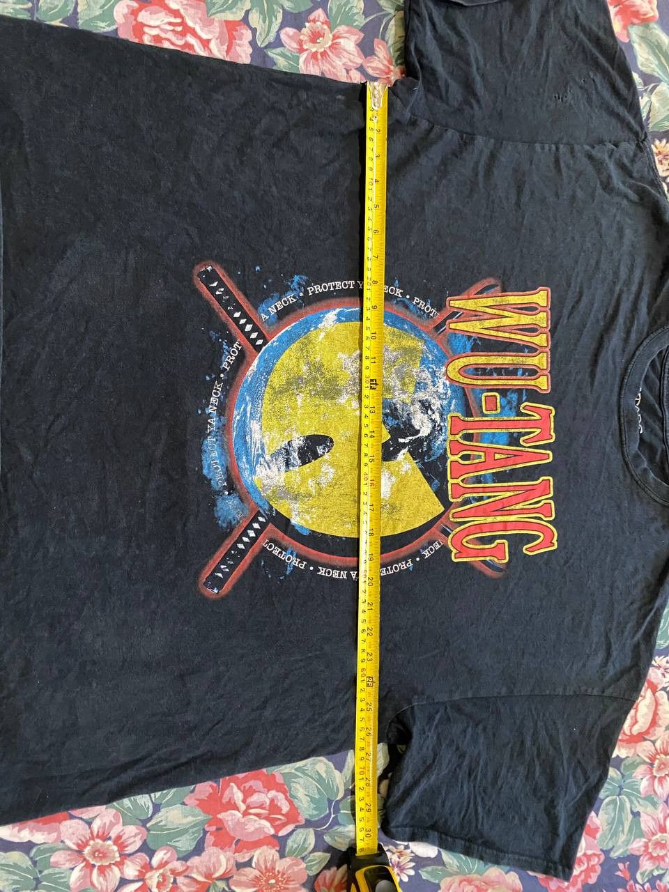 Wu-Tang Clan 3XL Y2K T-shirt Wu-Tang Clan big logo black Vintage Size US XXL / EU 58 / 5 - 9 Thumbnail