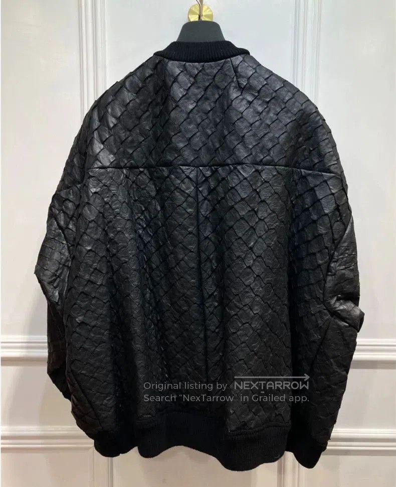 Rick Owens Rick Owens Black Bomber Jacket with Scales. Size US M / EU 48-50 / 2 - 2 Thumbnail