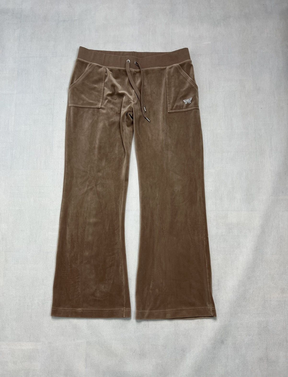 Juicy Couture Velvet Pants Juicy Couture big logo baggy new collection Size 30" / US 8 / IT 44 - 2 Thumbnail