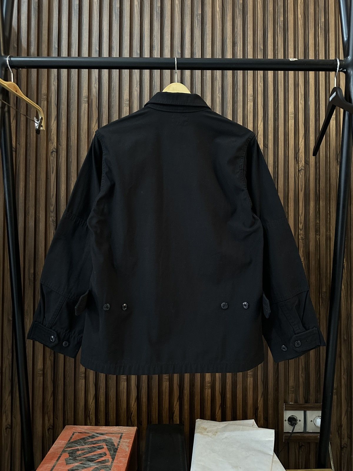 Wtaps WTAPS Jungle L/S Shirt. Nico. Satin "Black" size 1 Size US S / EU 44-46 / 1 - 2 Thumbnail