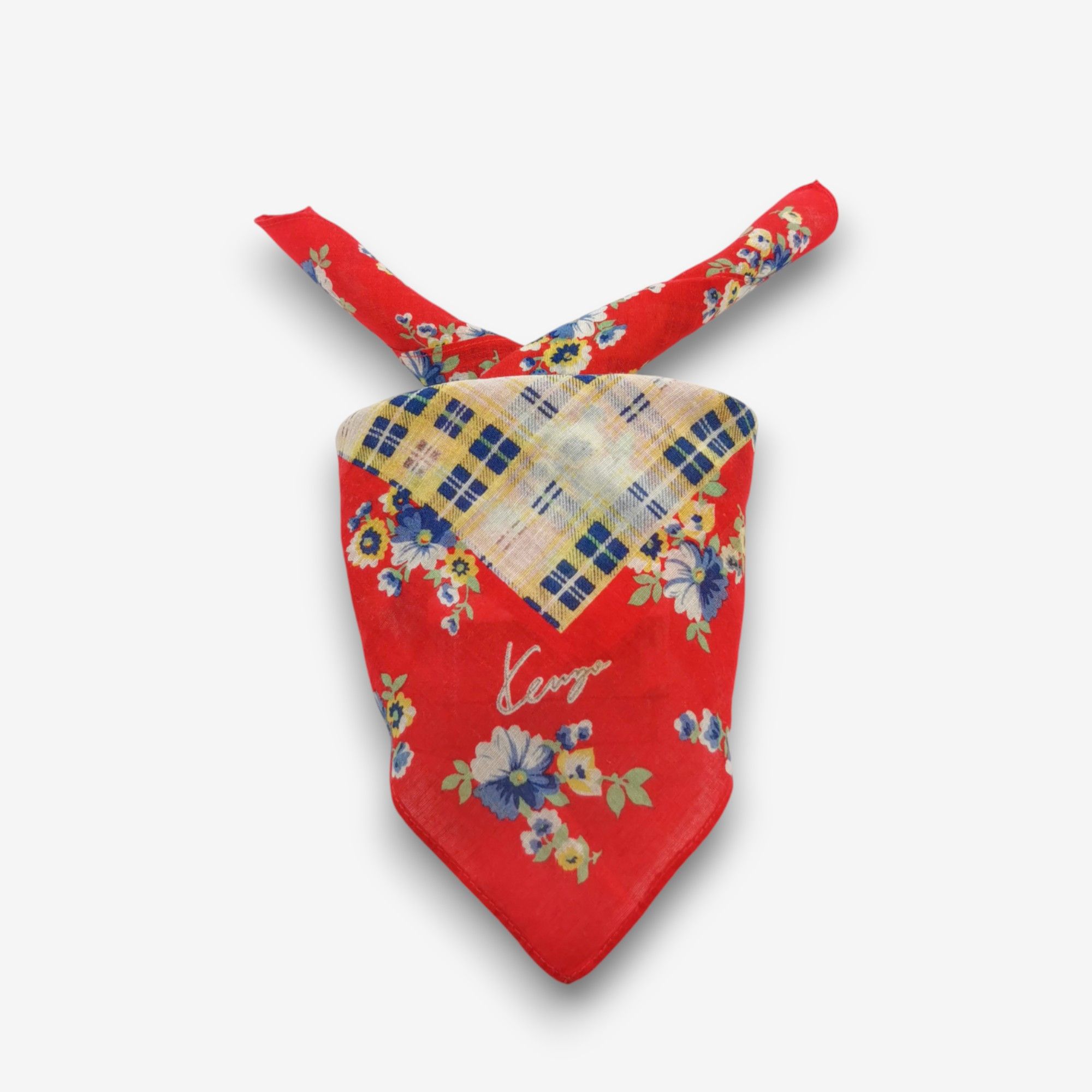 Kenzo Vintage Kenzo Handkerchief Bandana Neckerchief Size ONE SIZE - 4 Thumbnail